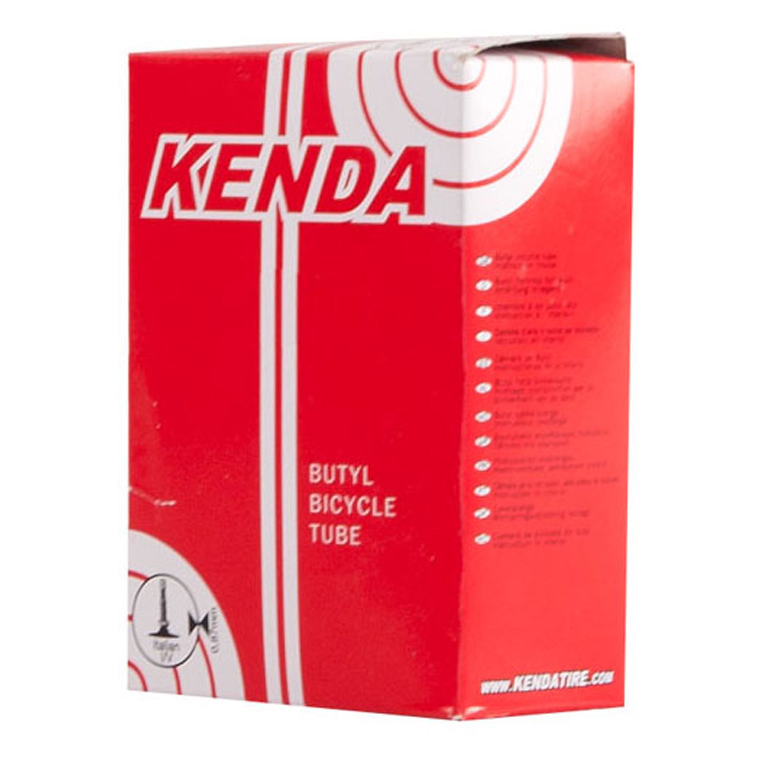 Kenda 26x1 3/8 bike tube with Italian valve