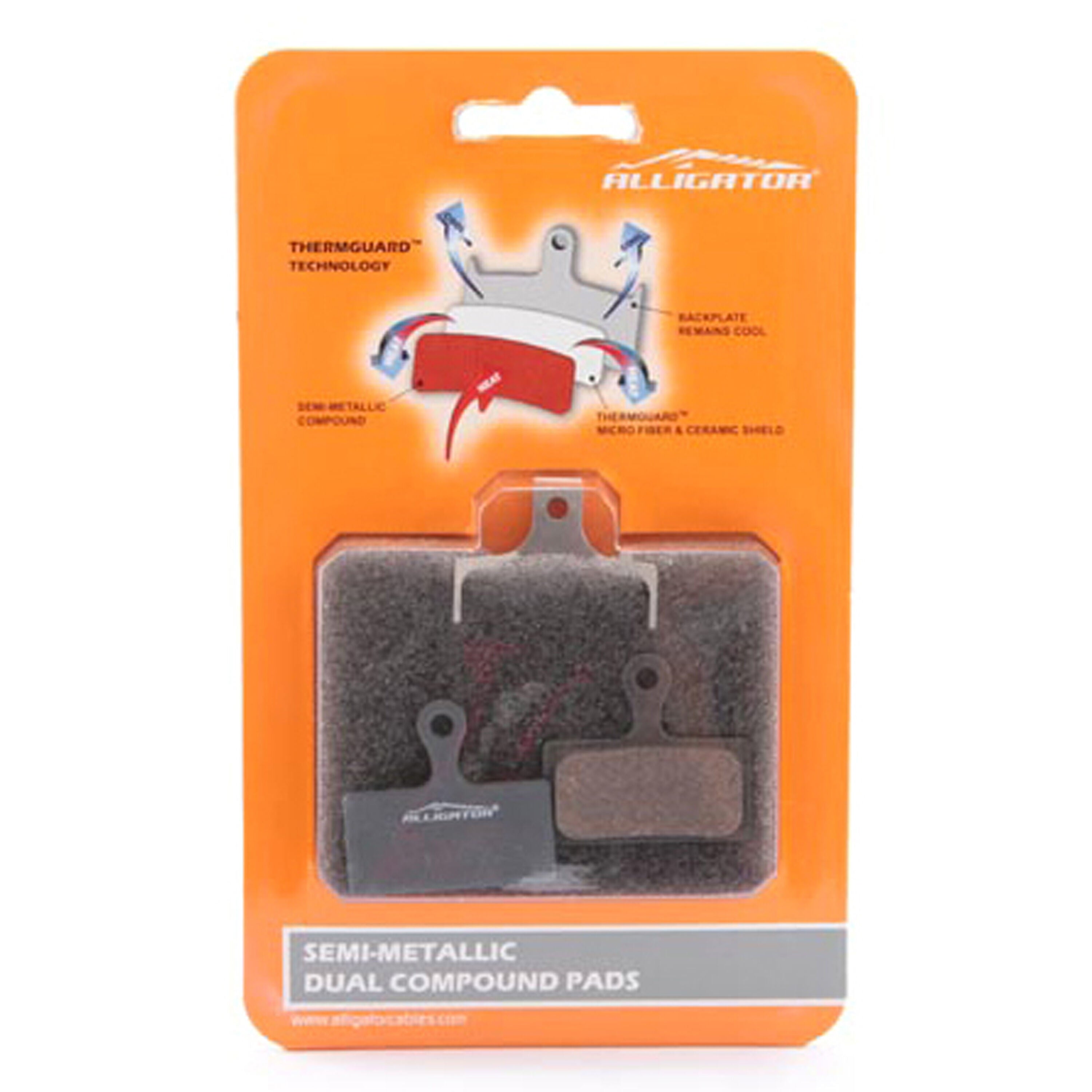 Alligator Shimano XTR XT SLX semi-metallic disc brake pads