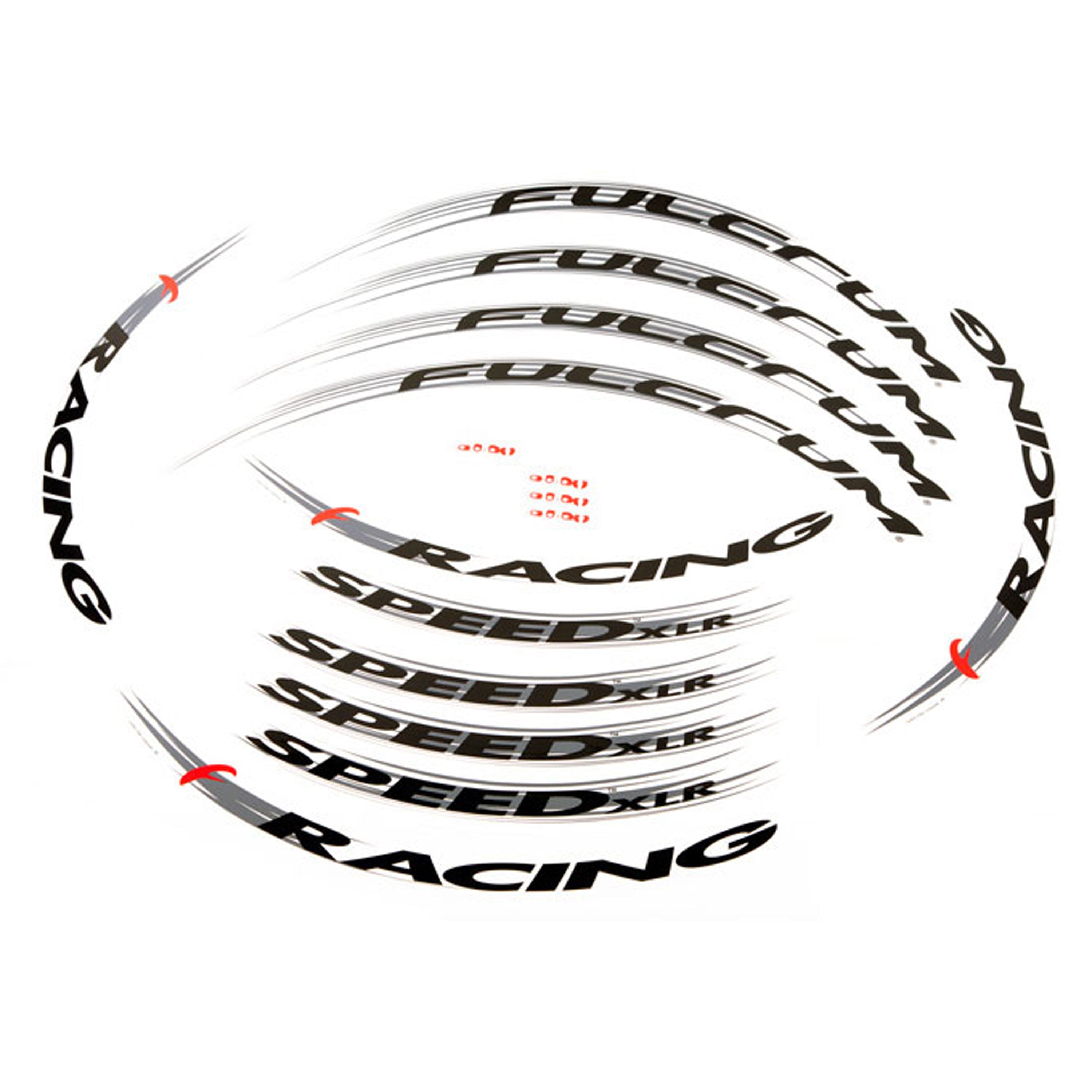 Fulcrum Racing Speed XLR Dark Label stickers kit