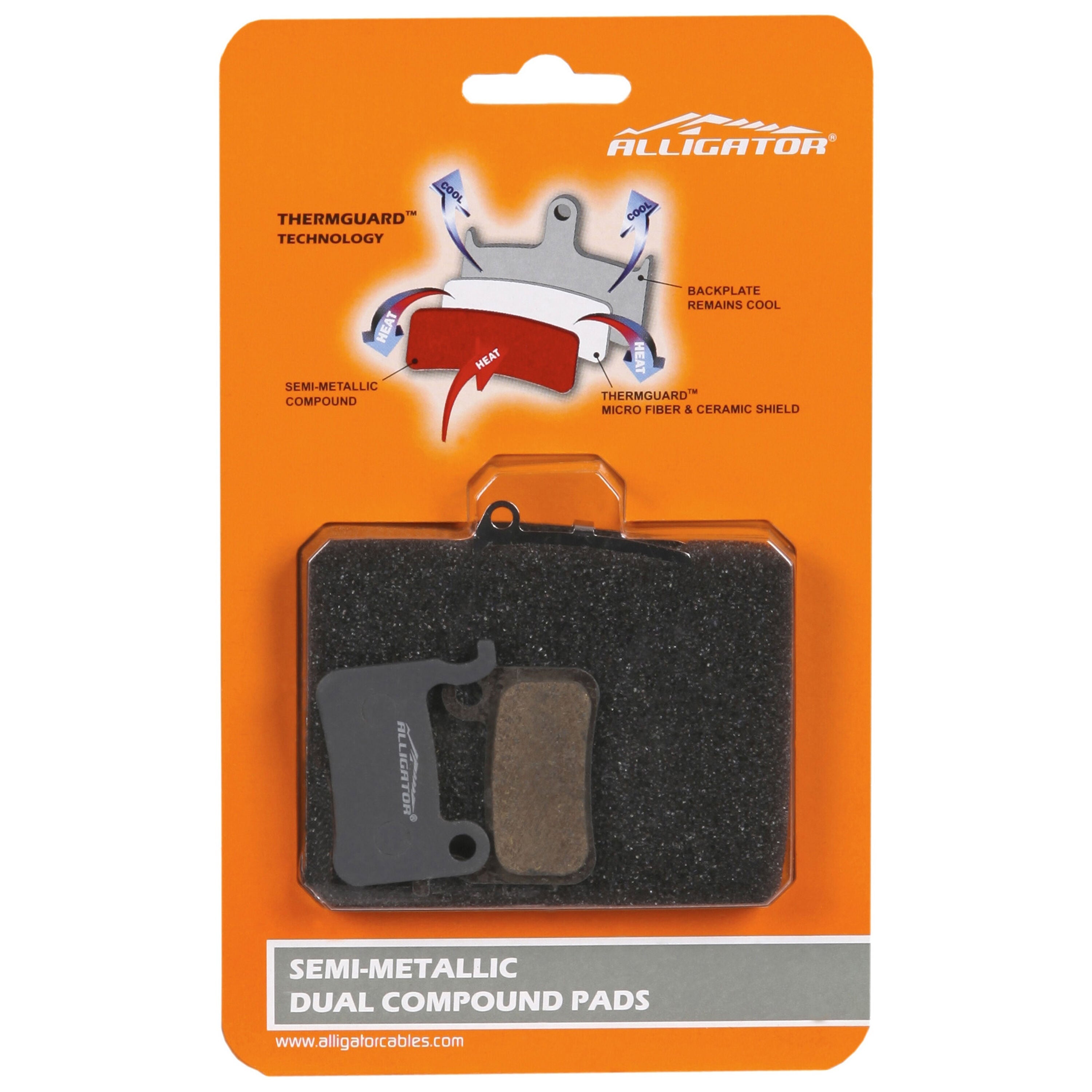 Alligator Shimano XT-XTR semi-metallic disc brake pads