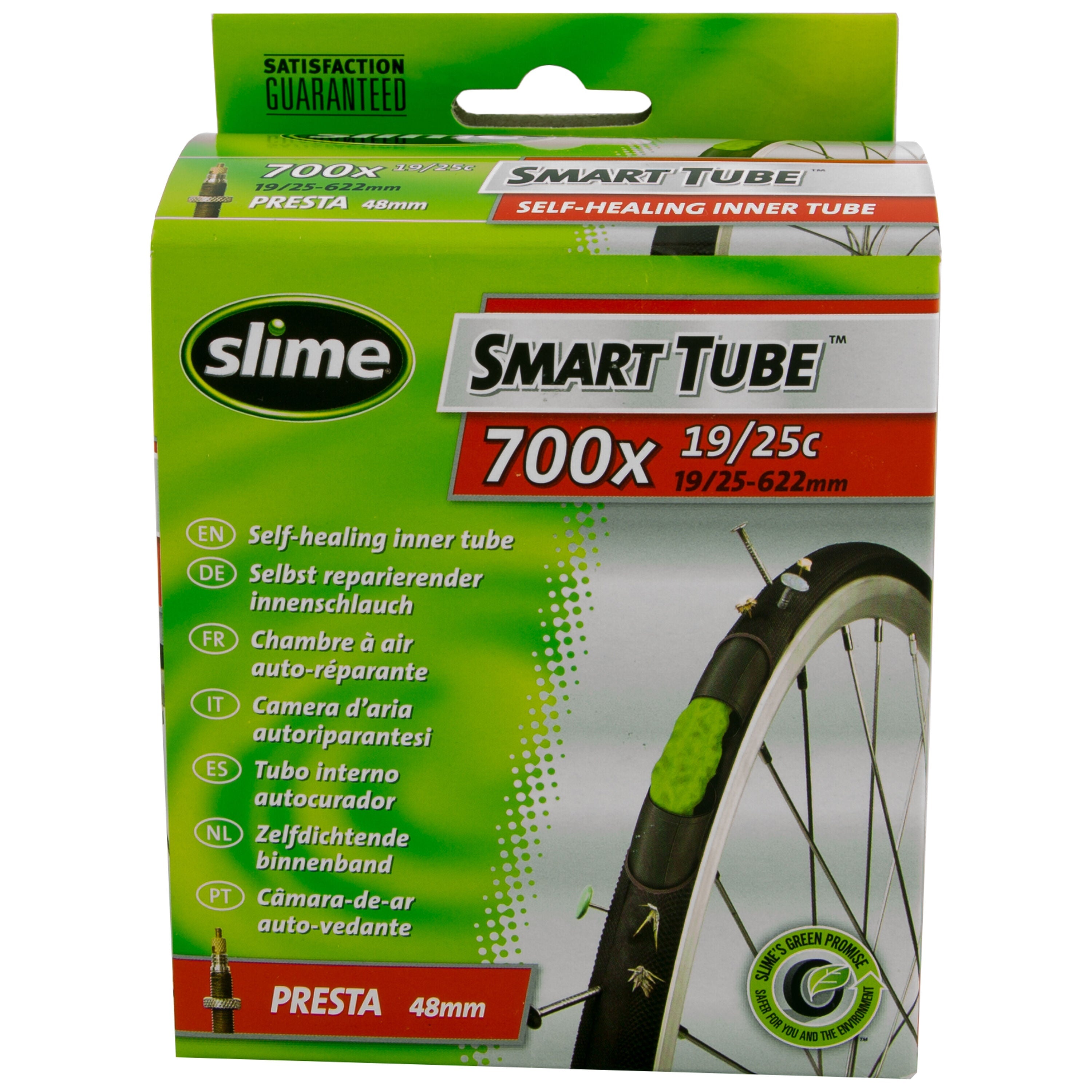 Slime Smart Tube 700x19/25 bike tube with Presta valve