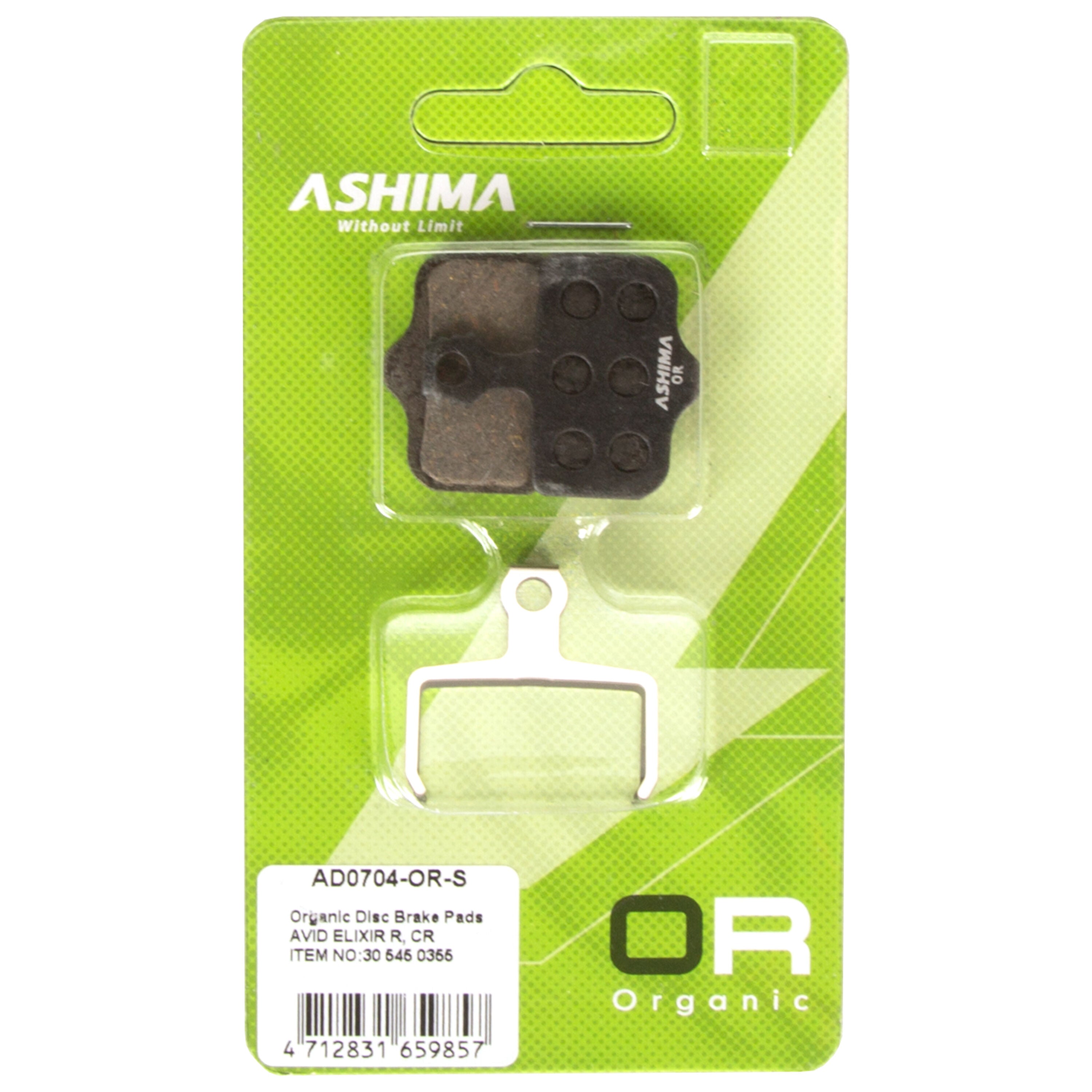 Ashima Sram Level TL-T Avid Elixir organic brake pads
