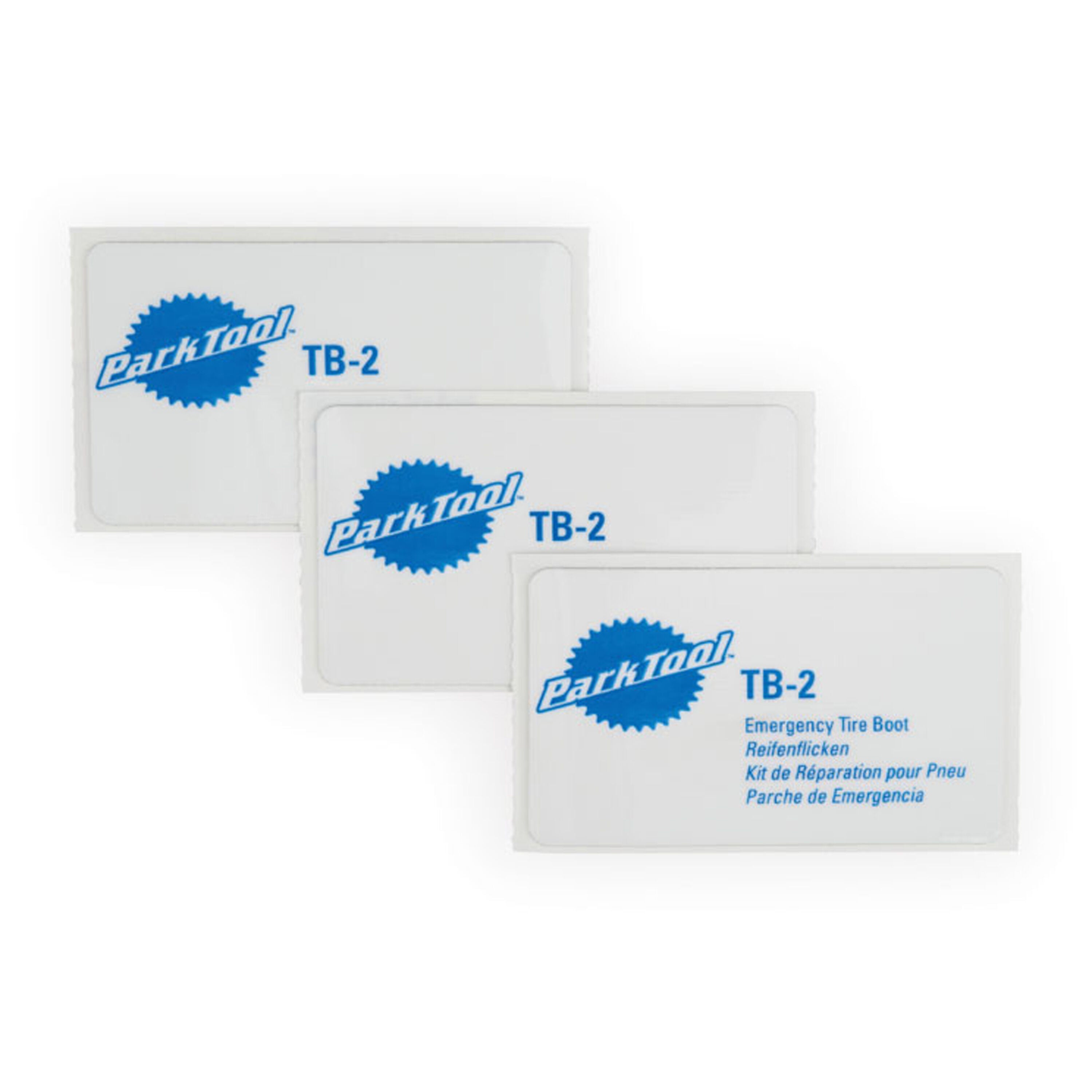 Park Tool Emergency Tire Boot 3 self-adhesives patches kit TB-2
