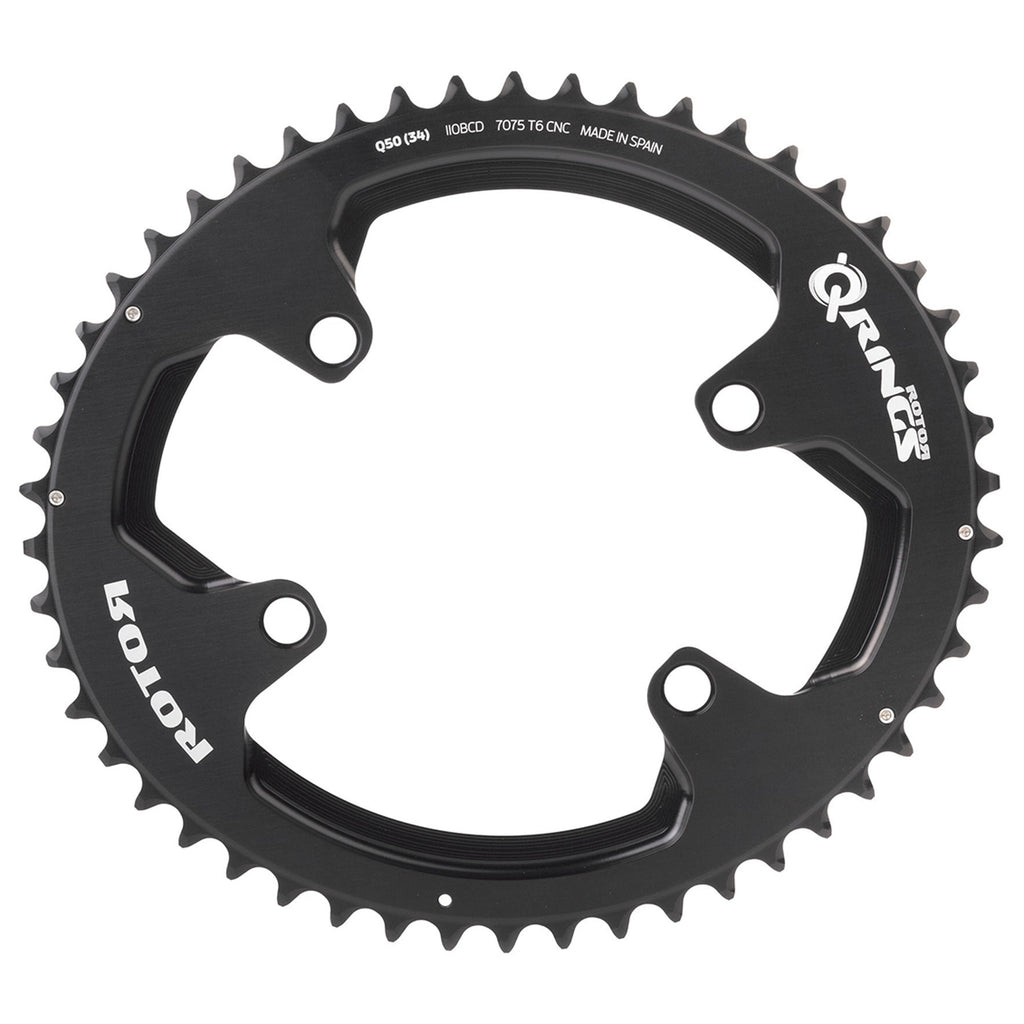 Rotor Aldhu 110x4 50T 3D+ Shimano R9100 11V oval outer chainring