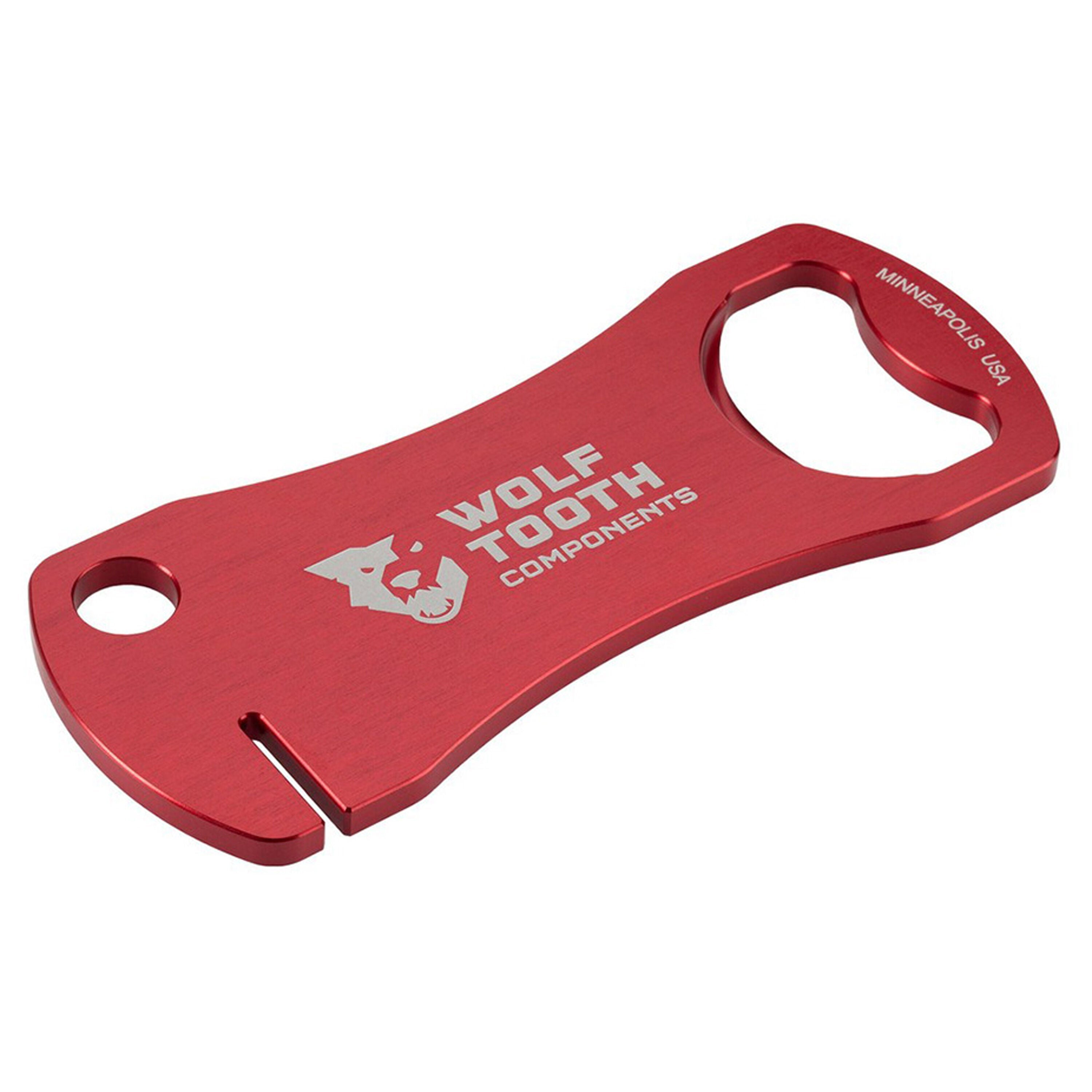 Wolf Tooth rotor disc truing fork with bottle opener