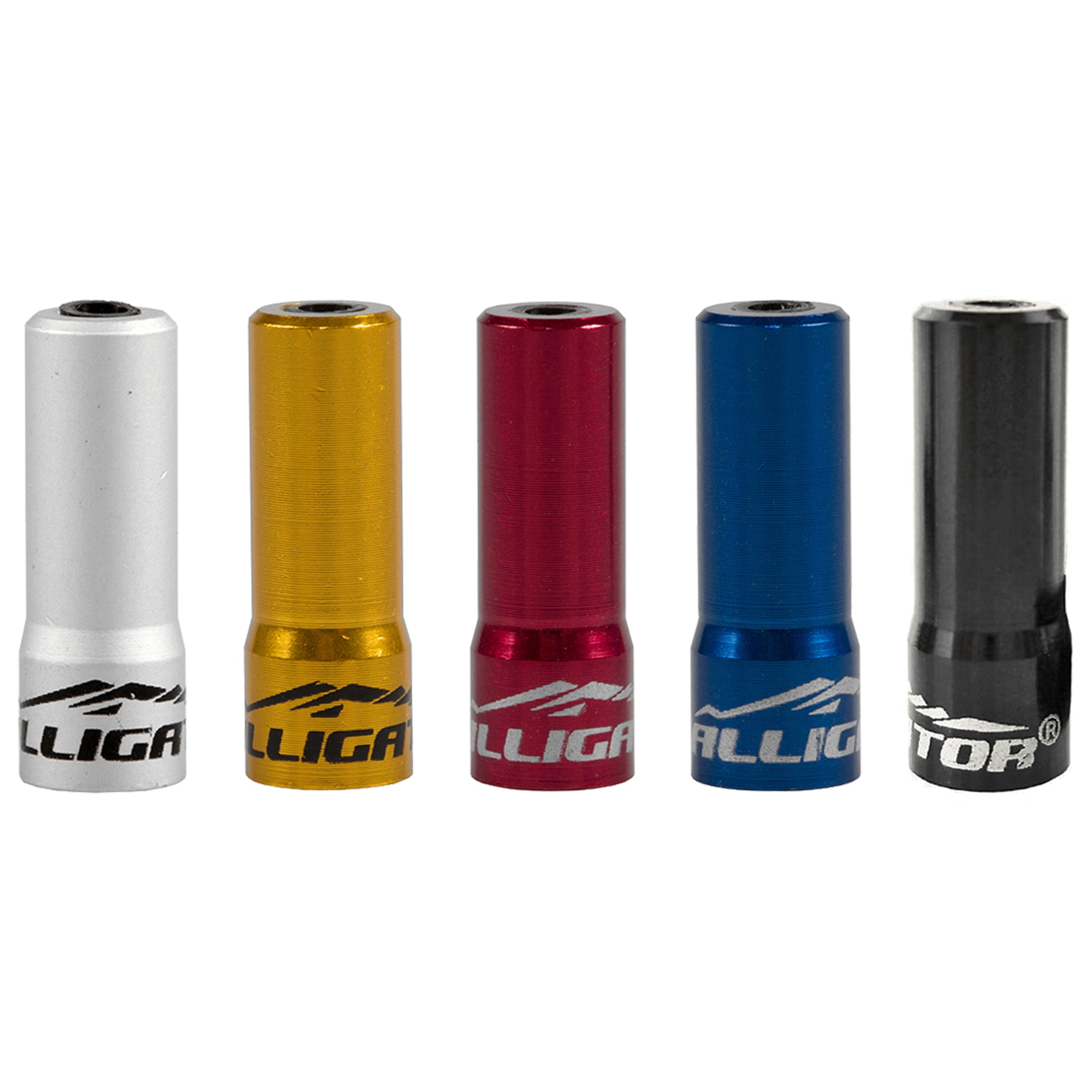 Alligator derailleur end caps