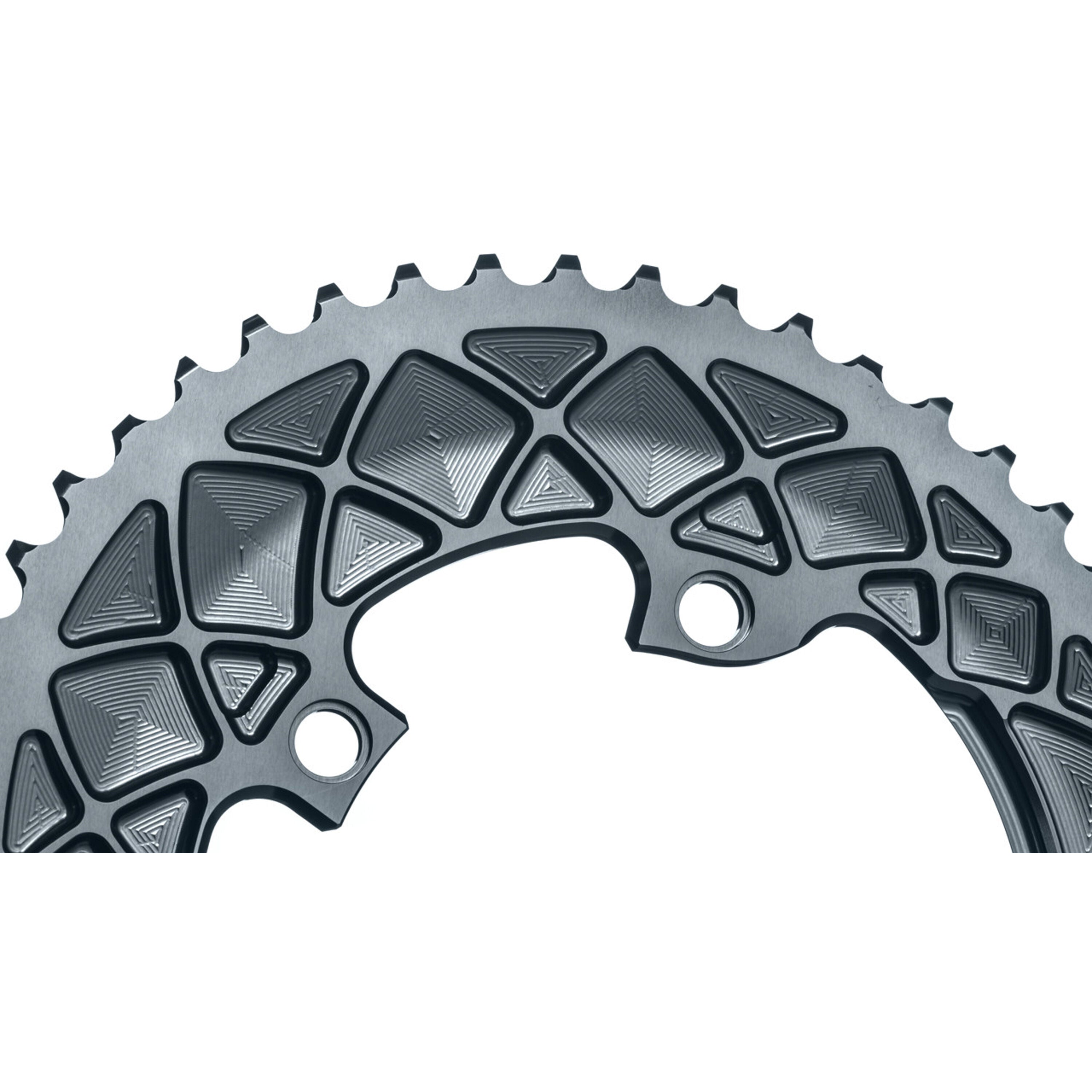 Absolute Black Shimano R9100 R8000 oval chainring
