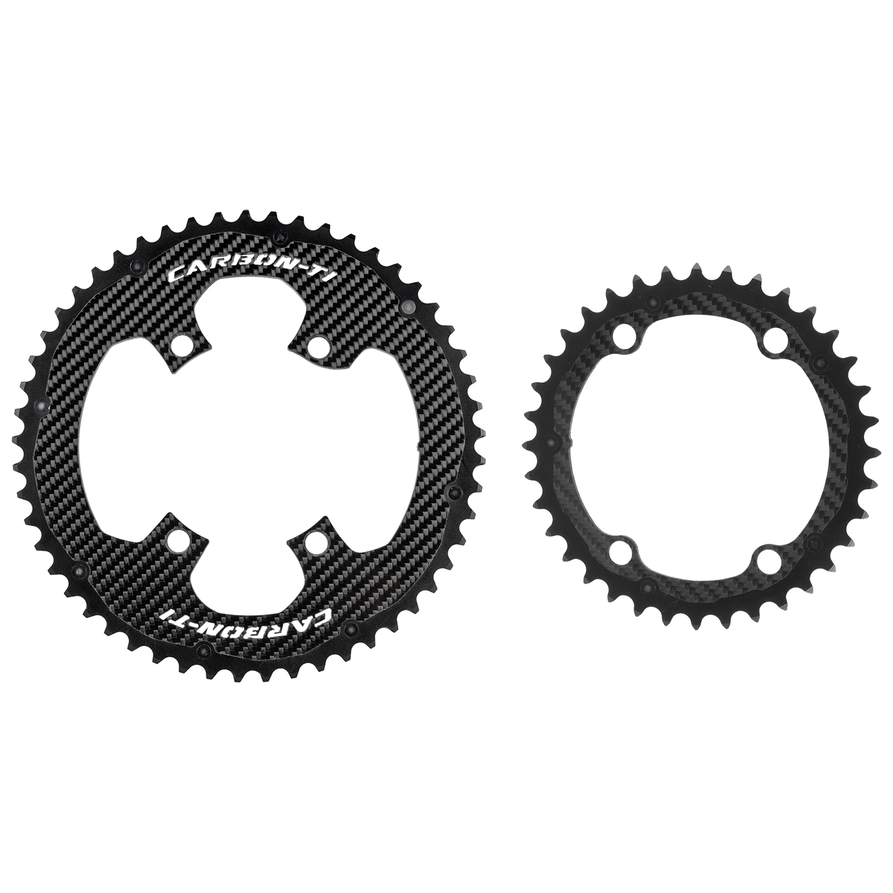 Carbon Ti X-Carboring Shimano Dura Ace R9100 Ultegra R8000 chainring