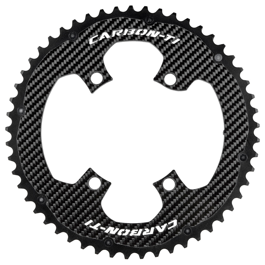 Carbon Ti X-Carboring Shimano Dura Ace R9100 Ultegra R8000 chainring