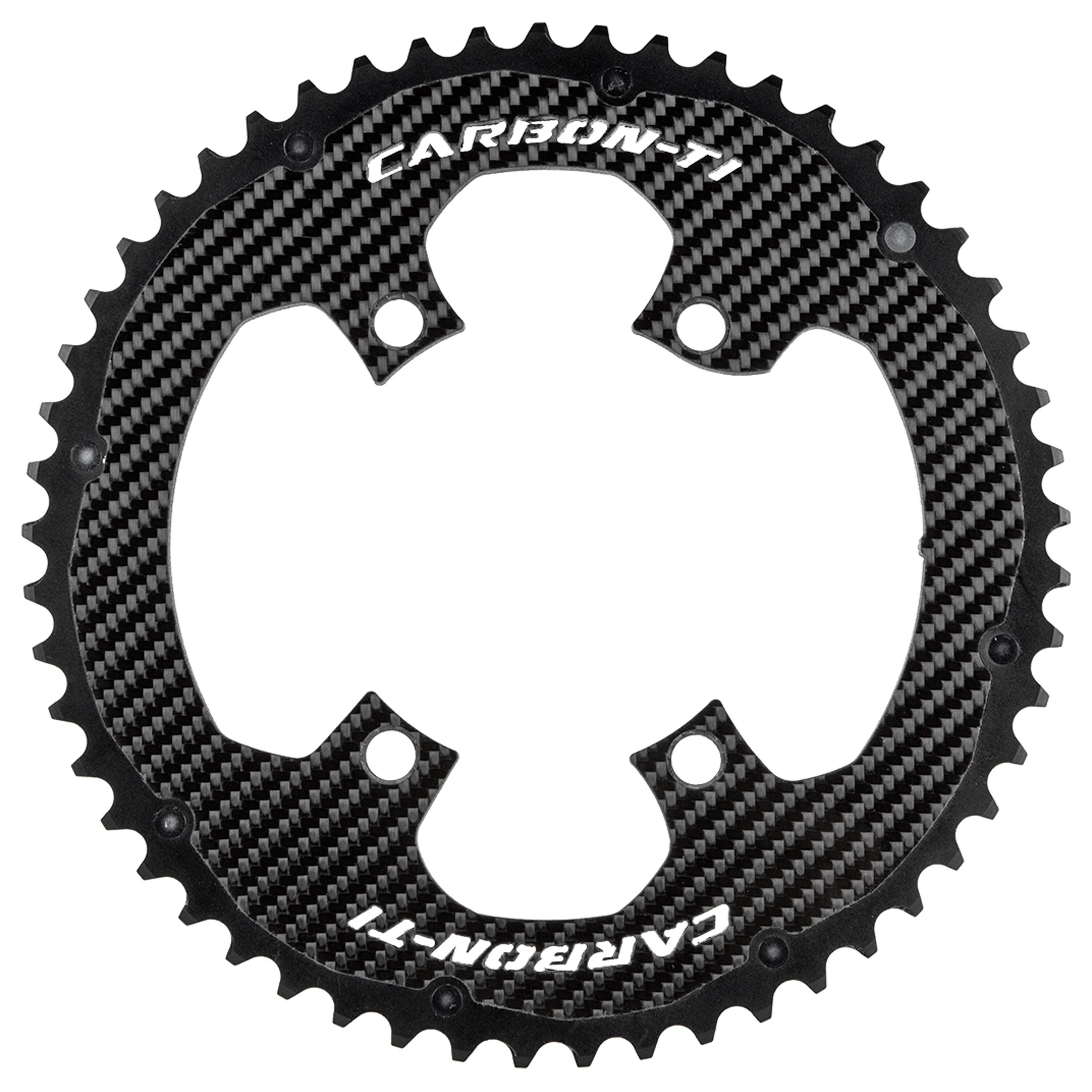 Carbon Ti X-Carboring Shimano Dura Ace R9100 Ultegra R8000 chainring