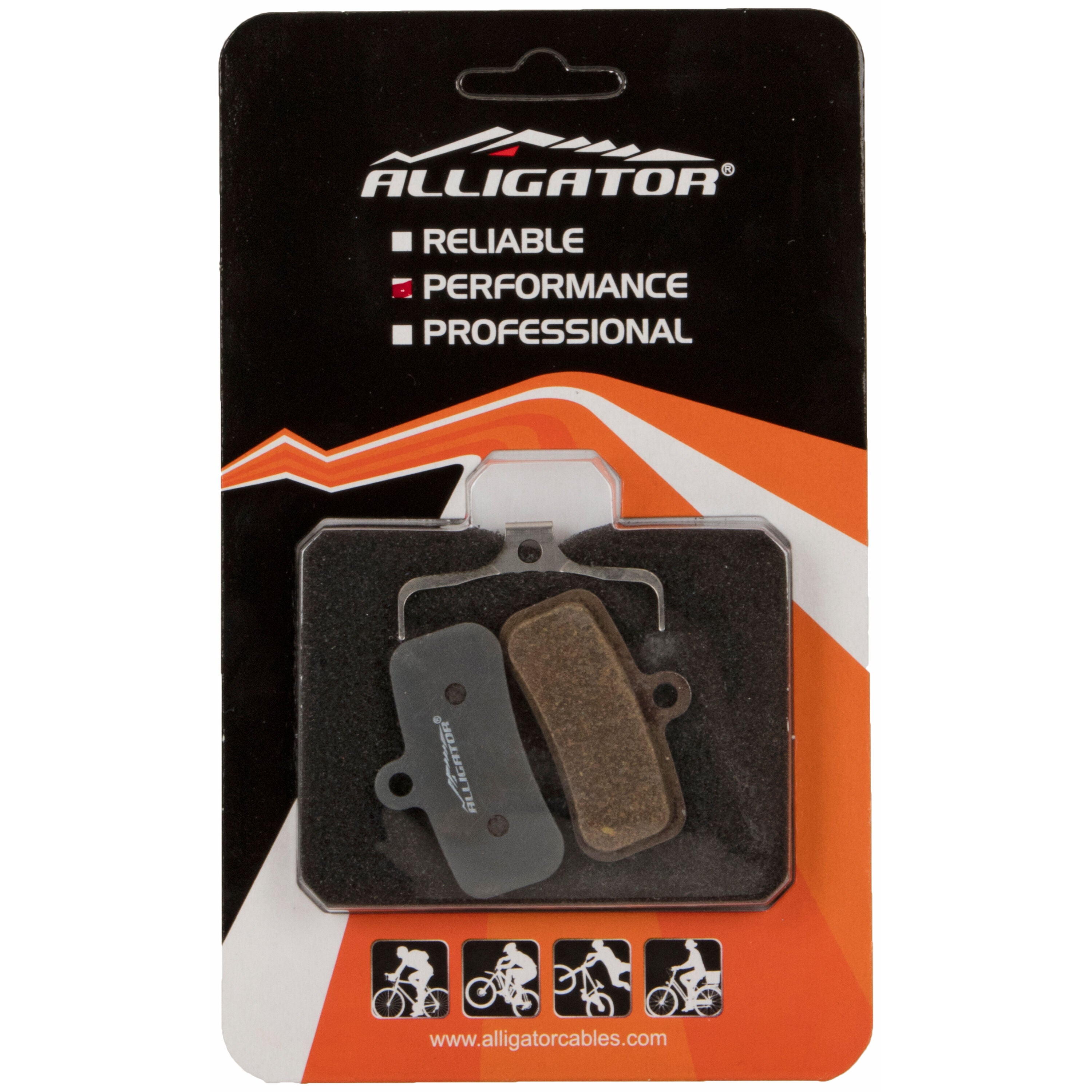 Alligator Shimano XTR M9120 Saint Zee semi-metallic disc brake pads