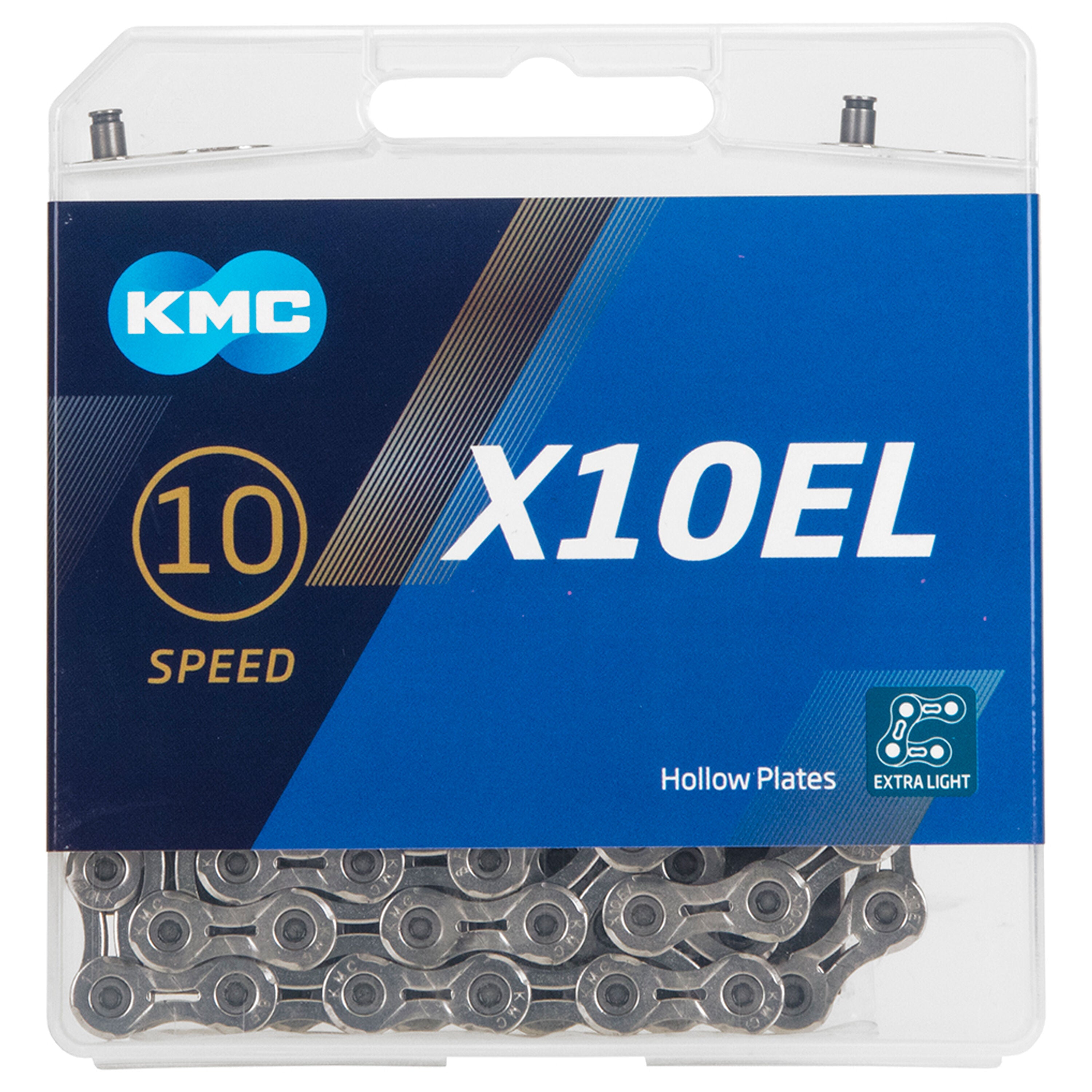 Kmc X10EL silver 10S chain