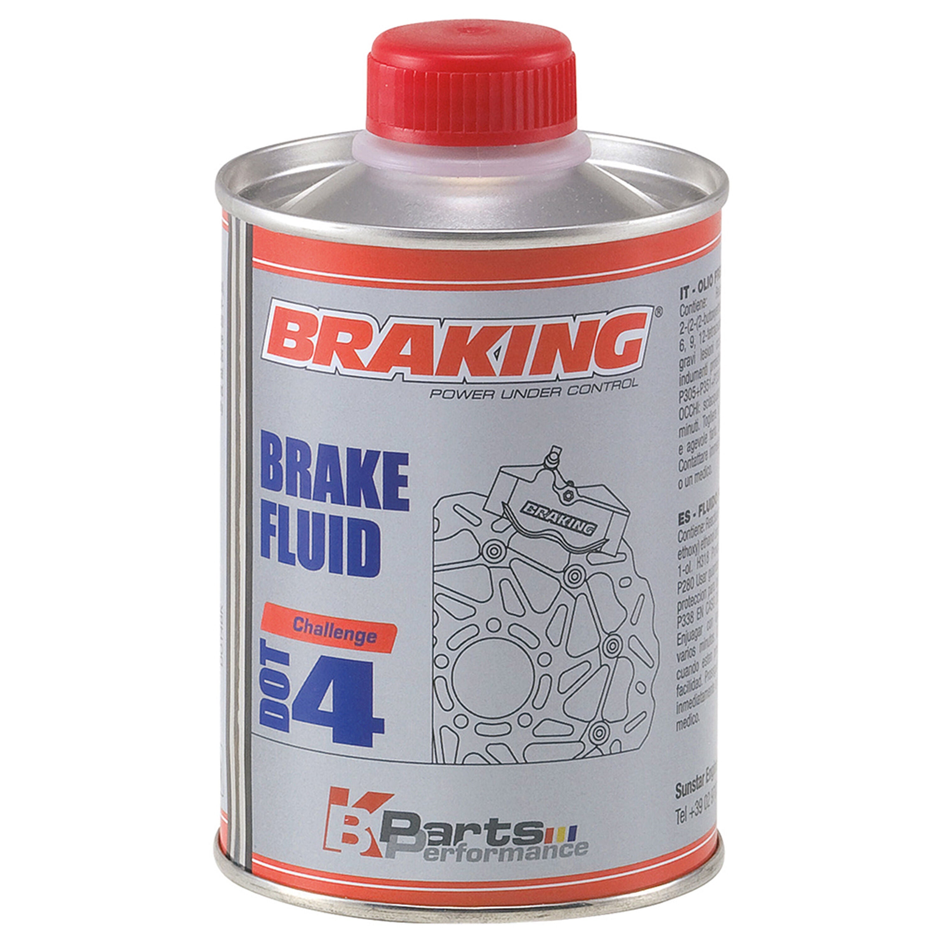 Braking Dot 4 brake fluid