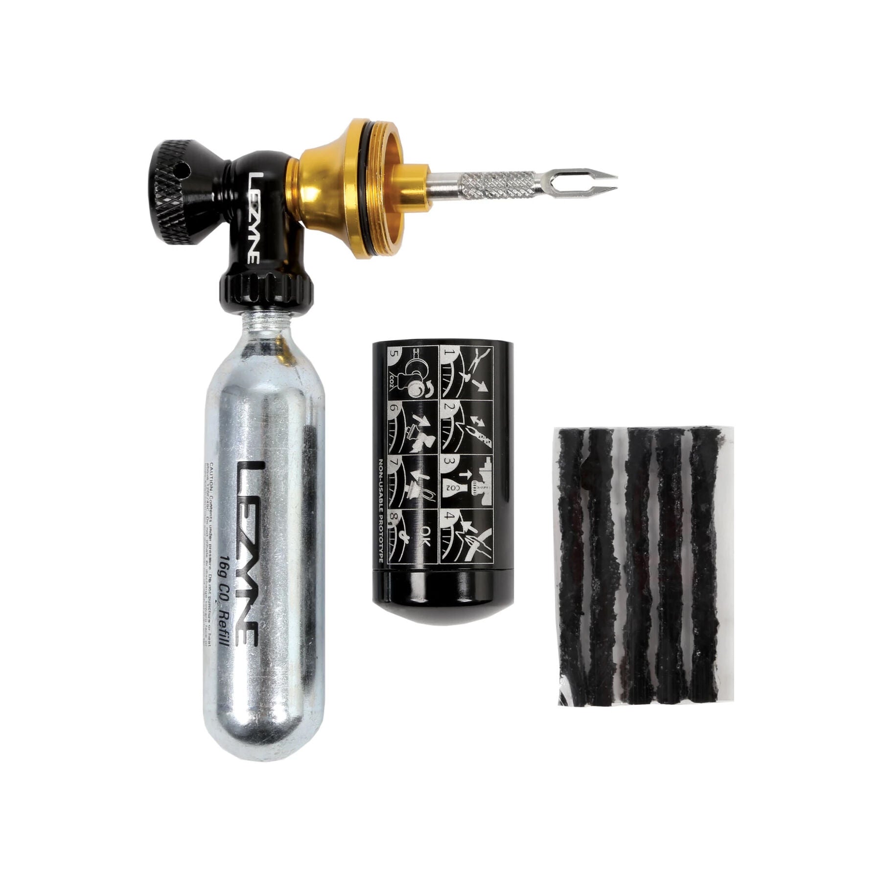 Lezyne Tubeless Co2 Blaster repair kit
