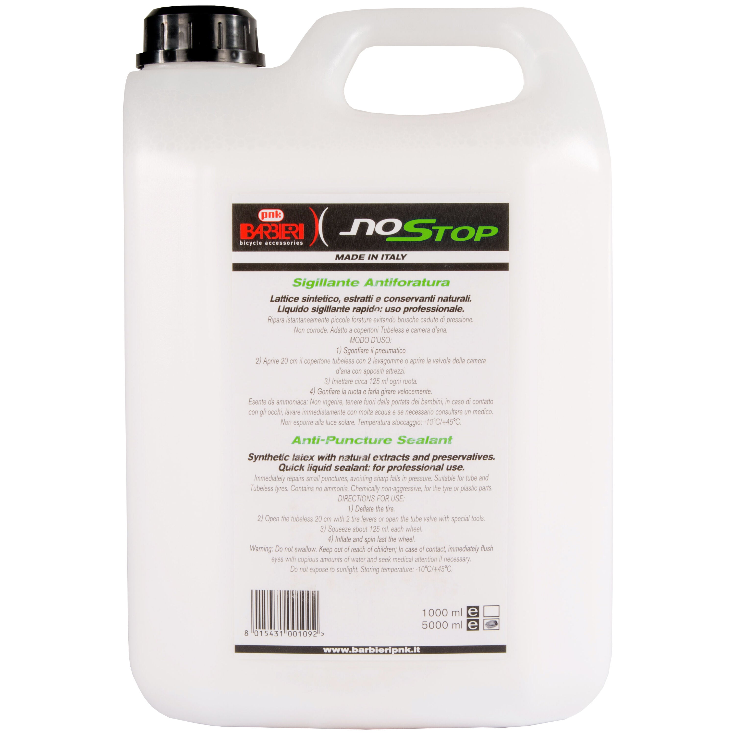 Barbieri No Stop liquid tire sealant