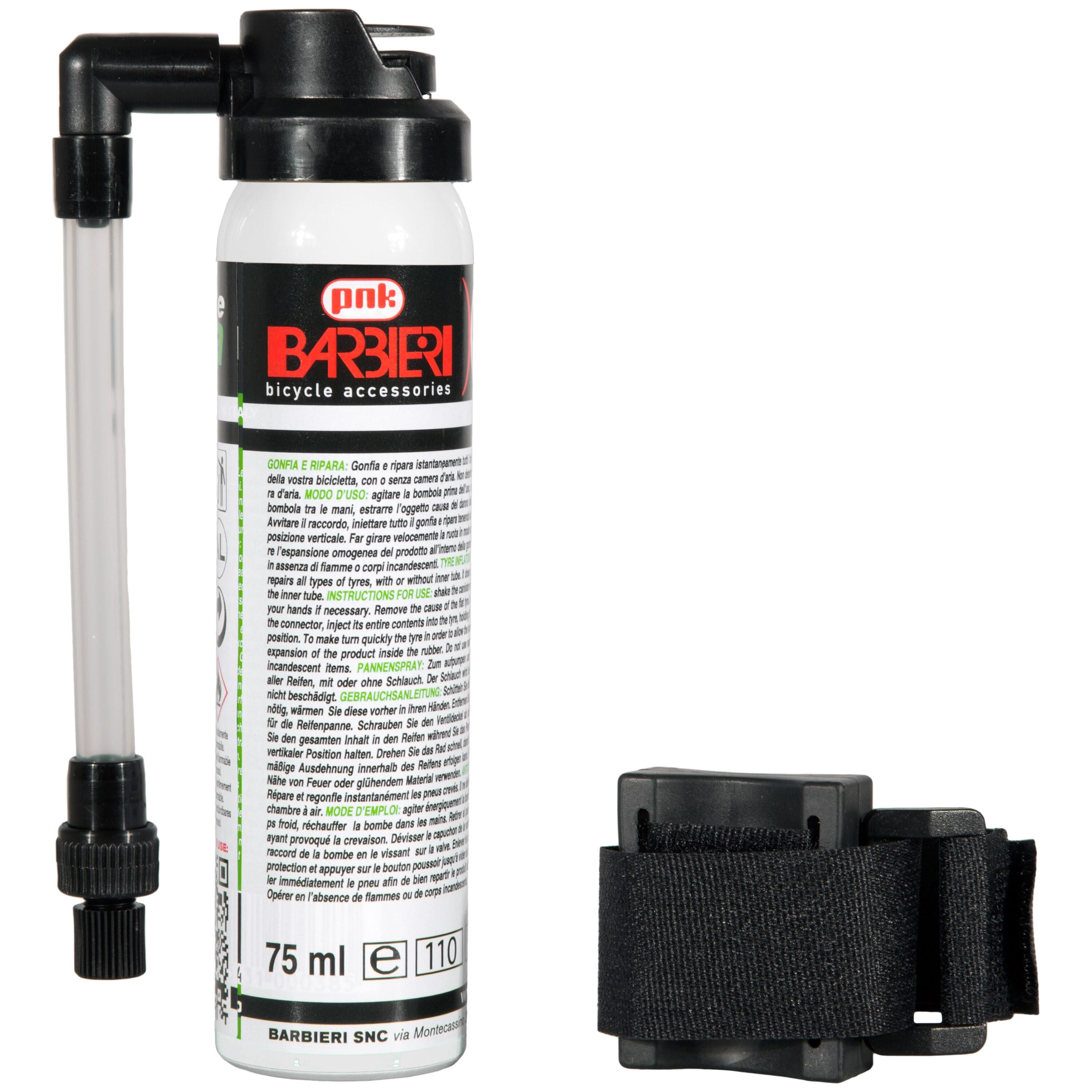 Barbieri inflate and repair with connector + bracket