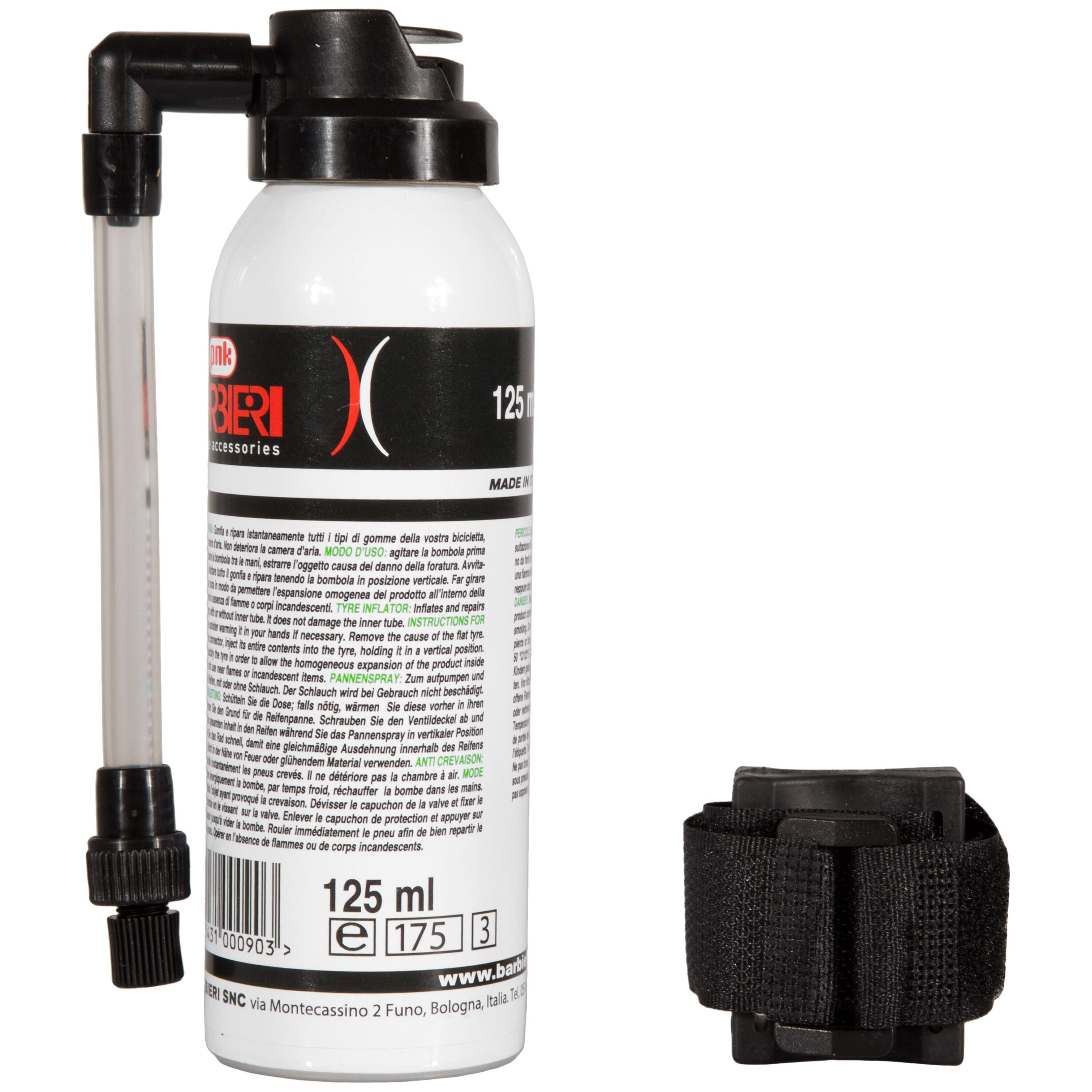 Barbieri inflate and repair with connector + bracket