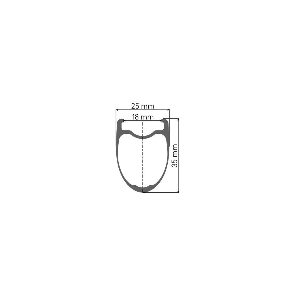 DT Swiss PRC 1400 Spline 35 Disc Tubeless Ready rear wheel
