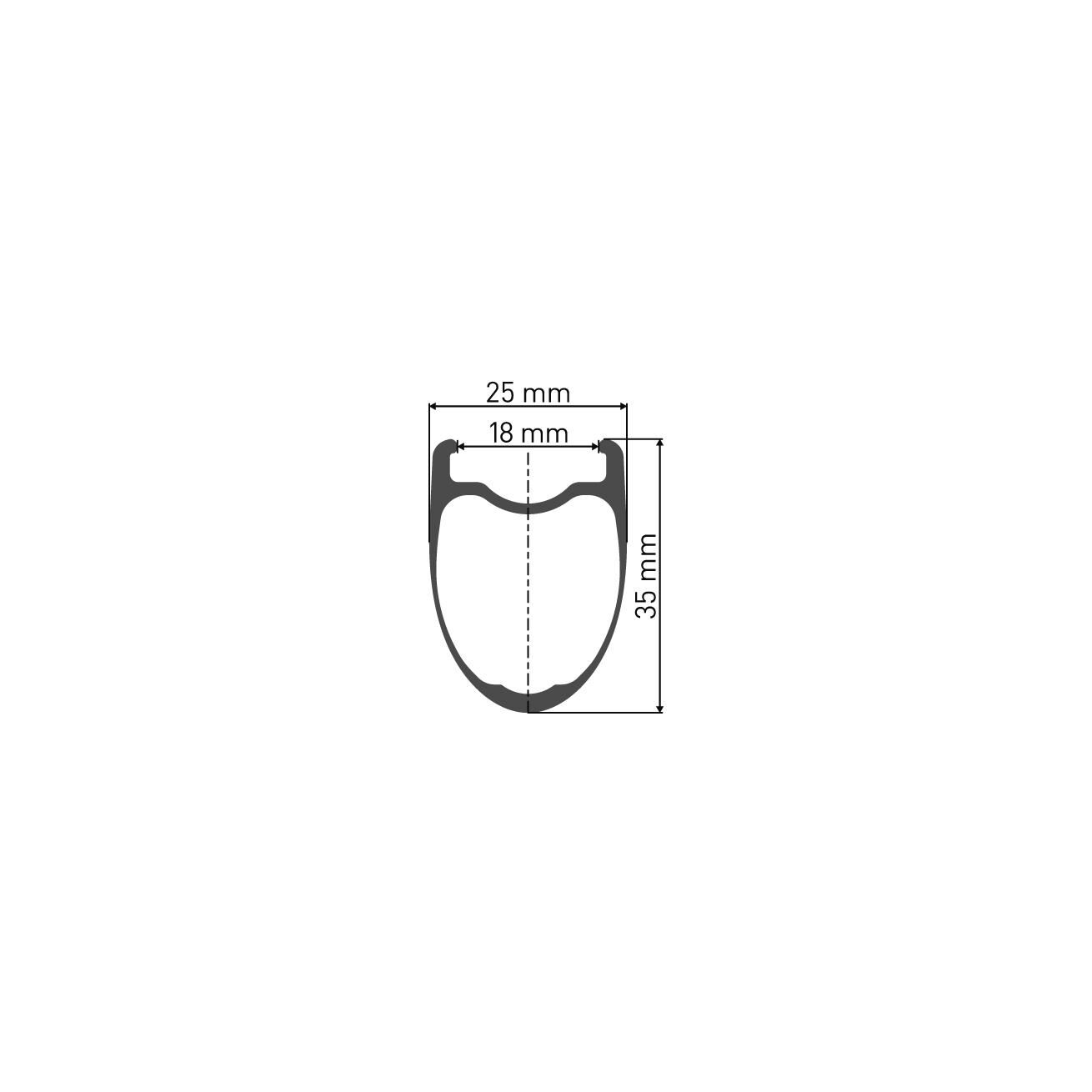 DT Swiss PRC 1400 Spline 35 Disc Tubeless Ready rear wheel