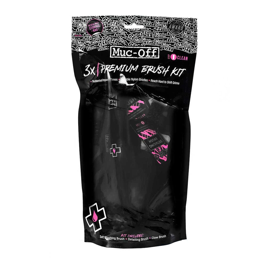 Muc-Off 3x Premium Brush kit