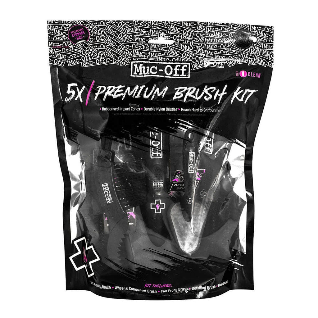 Muc-Off 5x Premium Brush kit