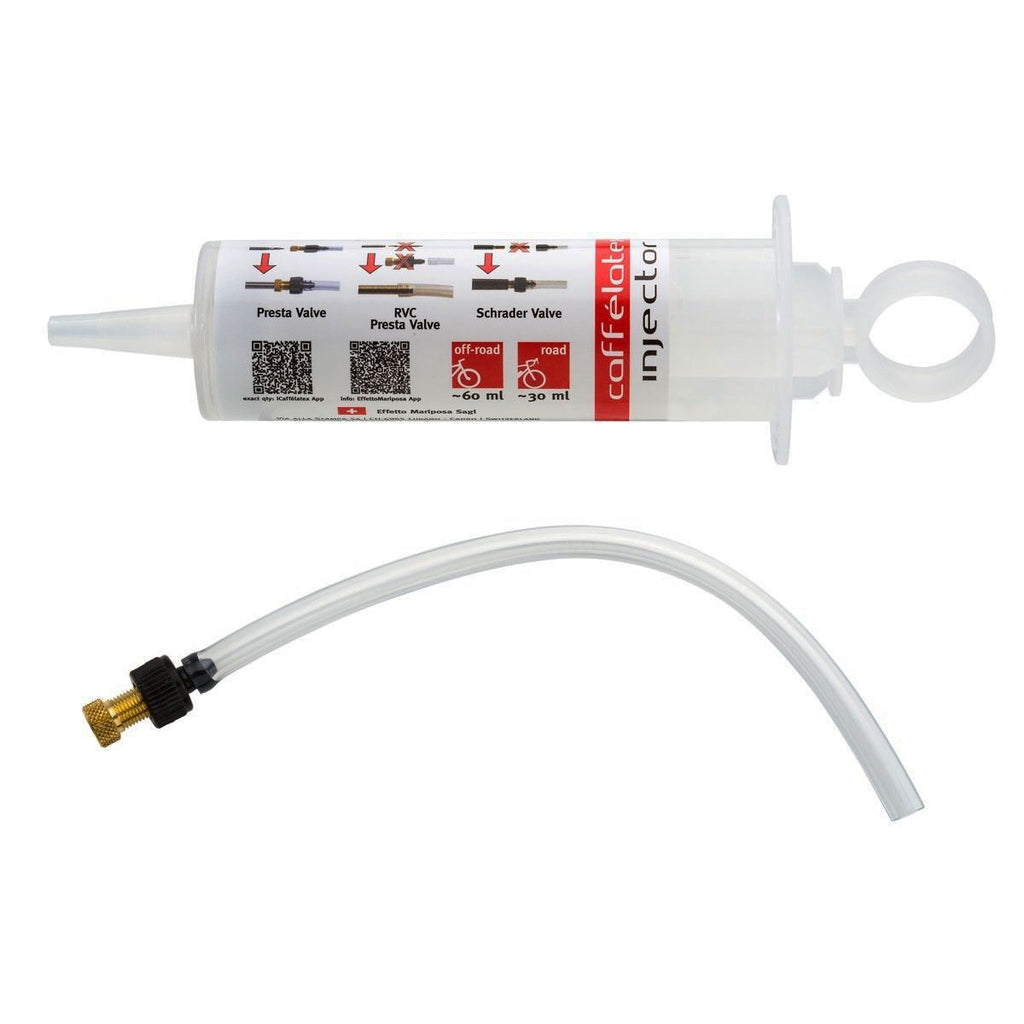 Effetto Mariposa Caffèlatex injector for tubeless