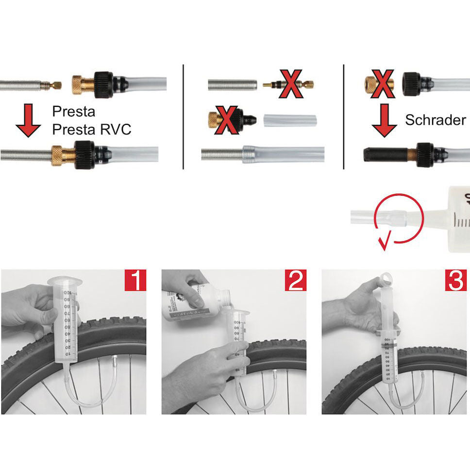 Effetto Mariposa Caffèlatex injector for tubeless