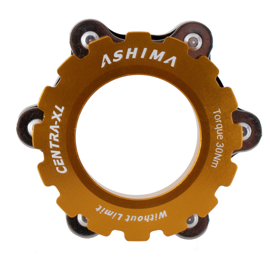 Ashima Centra XL disc brake adapter from Center Lock to IS 6 bolts 15-20mm