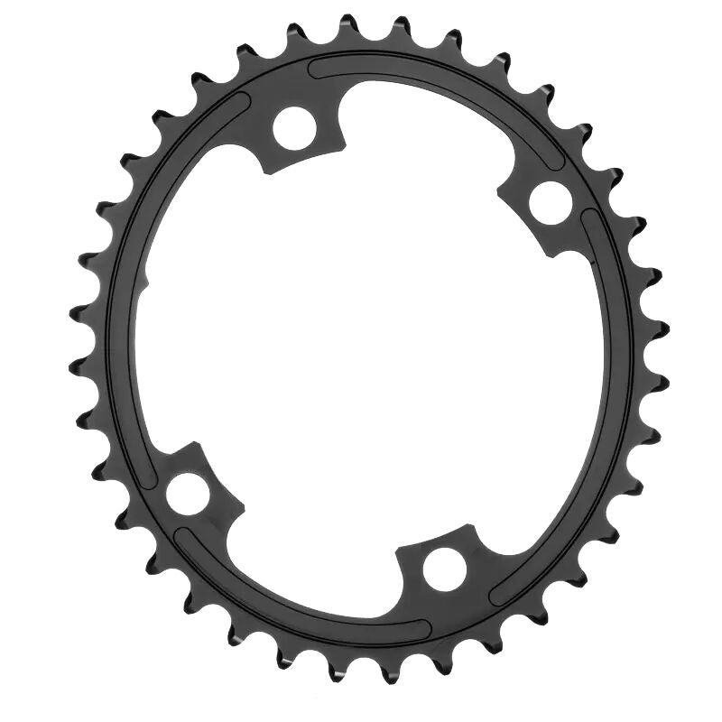 Absolute Black Shimano R9100 R8000 oval chainring