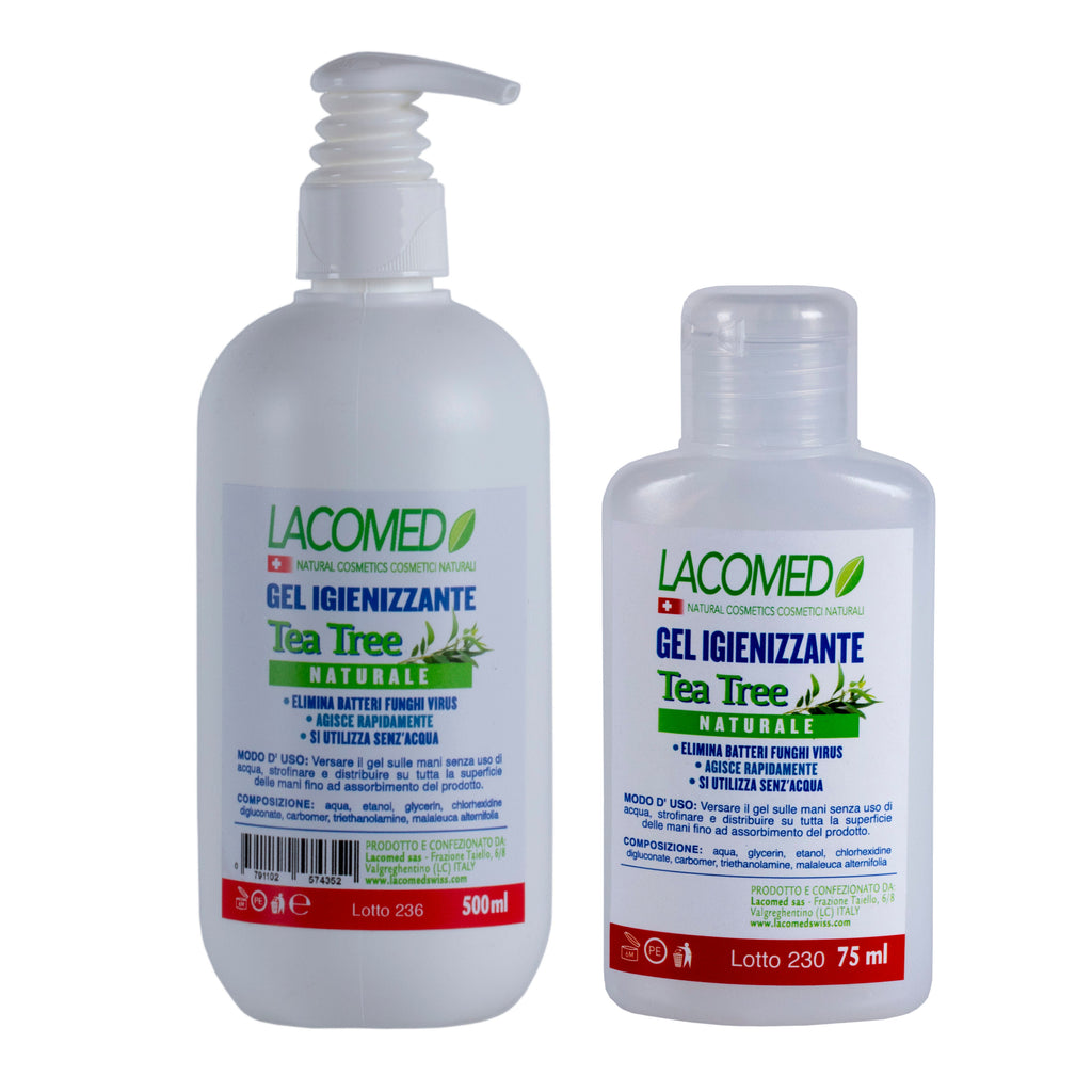 Lacomed Tea Tree hand cleaner and sanitizer gel