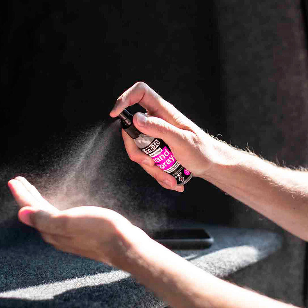 Muc-off hand cleaner and sanitizer spray