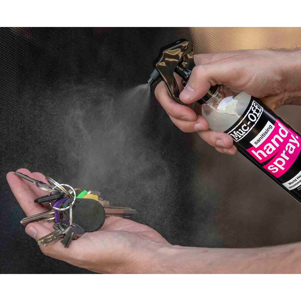 Muc-off hand cleaner and sanitizer spray