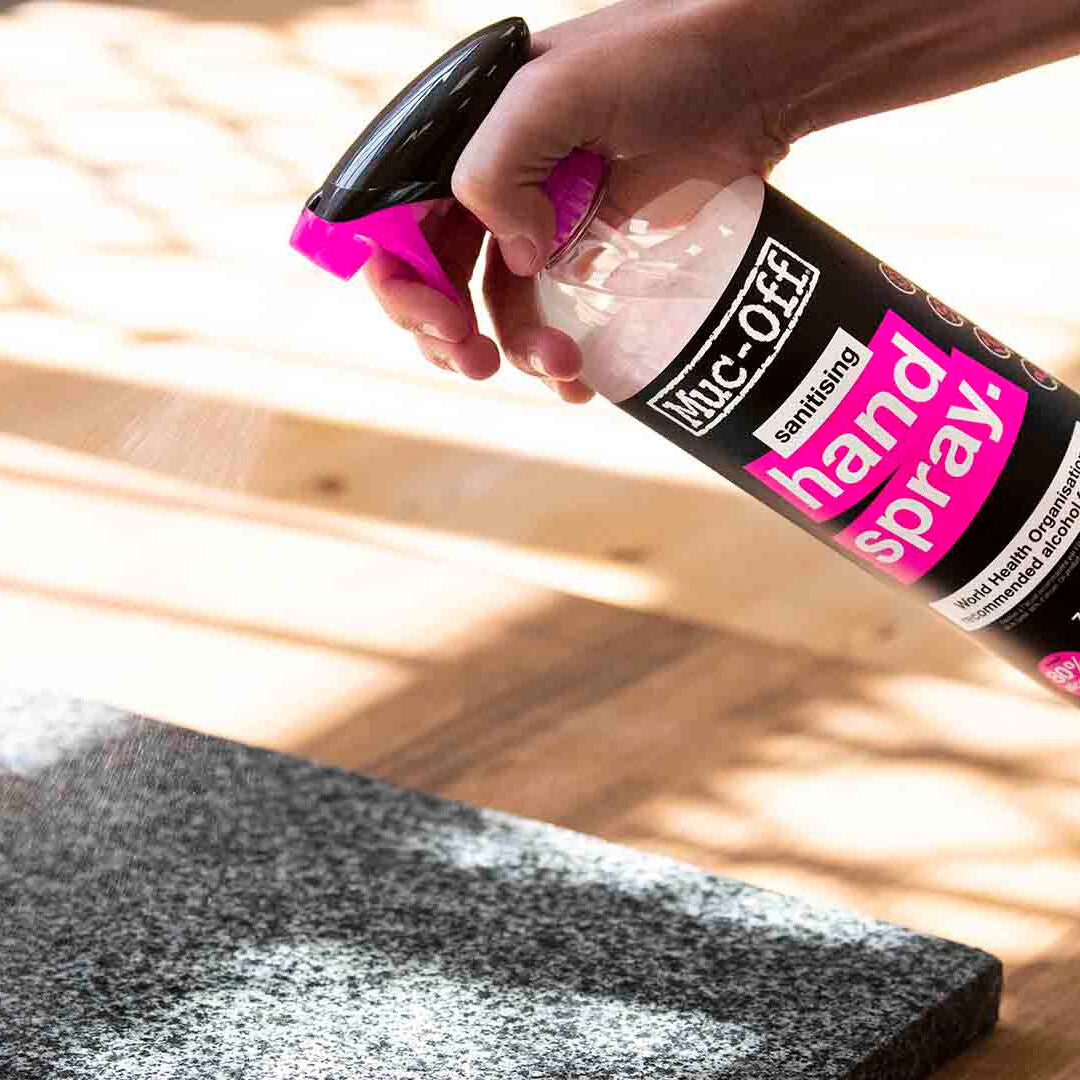 Muc-off hand cleaner and sanitizer spray