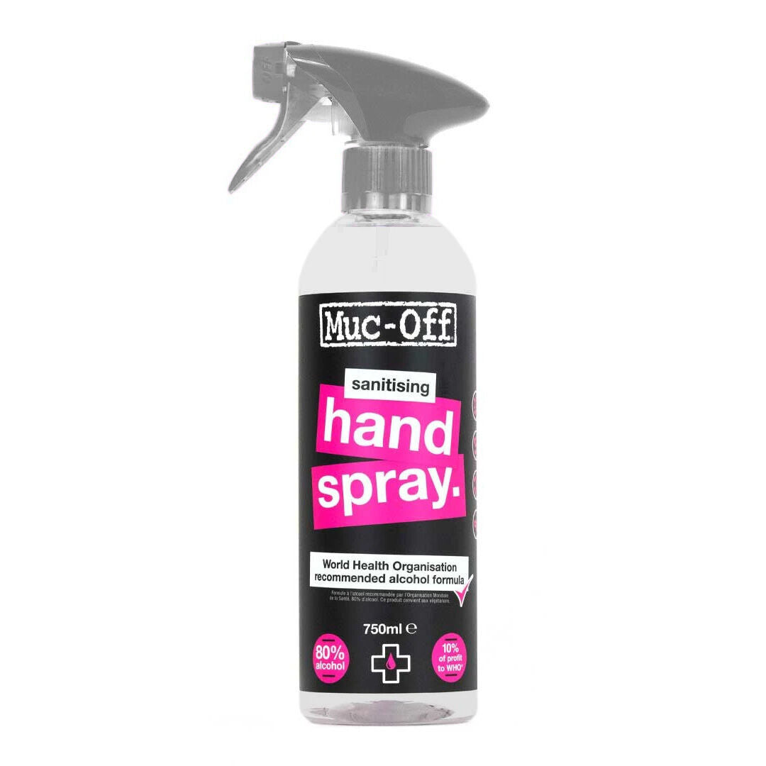 Muc-off hand cleaner and sanitizer spray