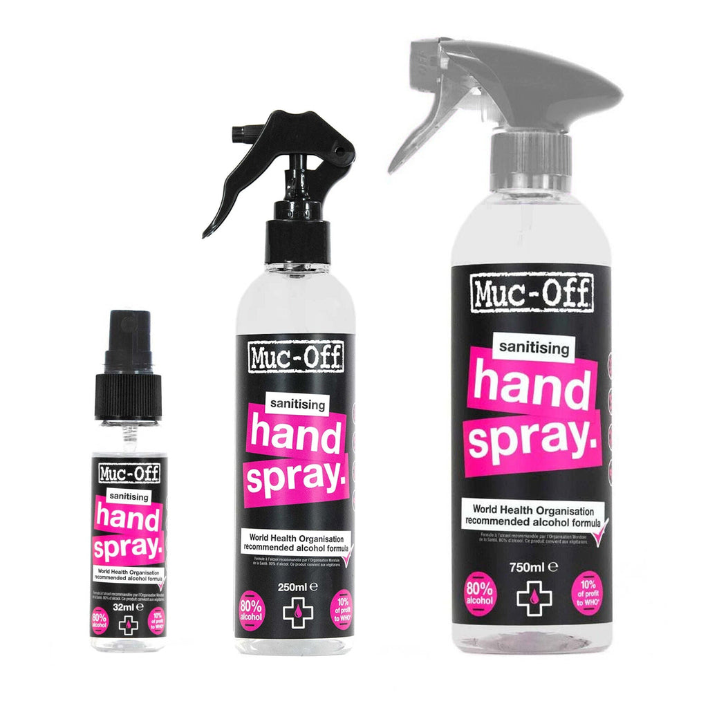Muc-off hand cleaner and sanitizer spray