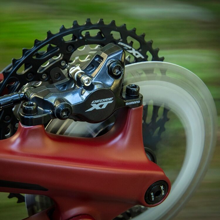 Shimano Deore XT BR-M8100 hydraulic brake caliper