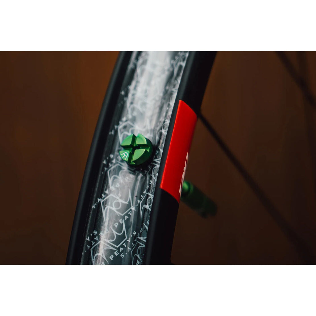 Peaty's x Chris King MK2 UST Tubeless Presta valve kit
