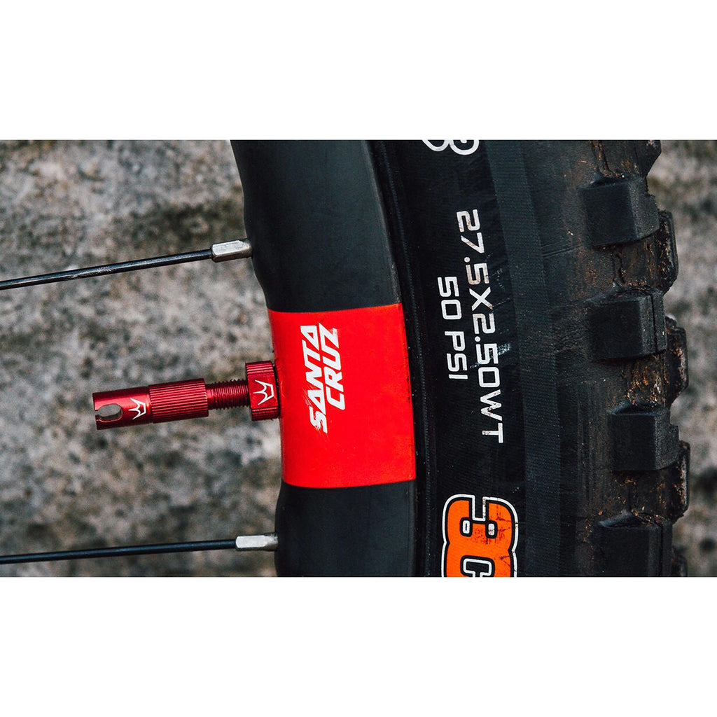 Peaty's x Chris King MK2 UST Tubeless Presta valve kit