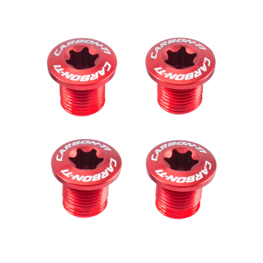 Carbon Ti X-Fix X-Ring EVO chainring fixing bolts