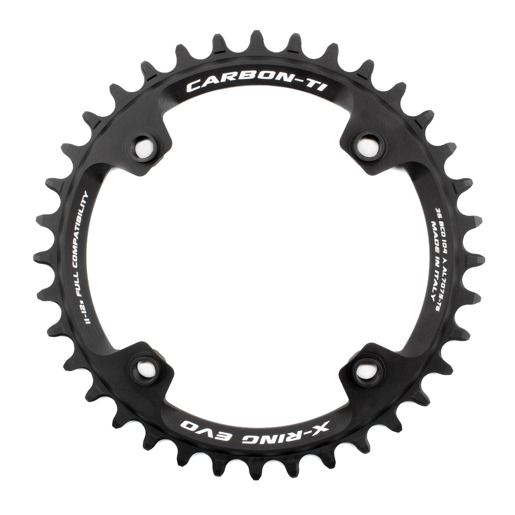Carbon Ti X-Ring EVO XX1/X01 Eagle 104 BCD 12S chainring