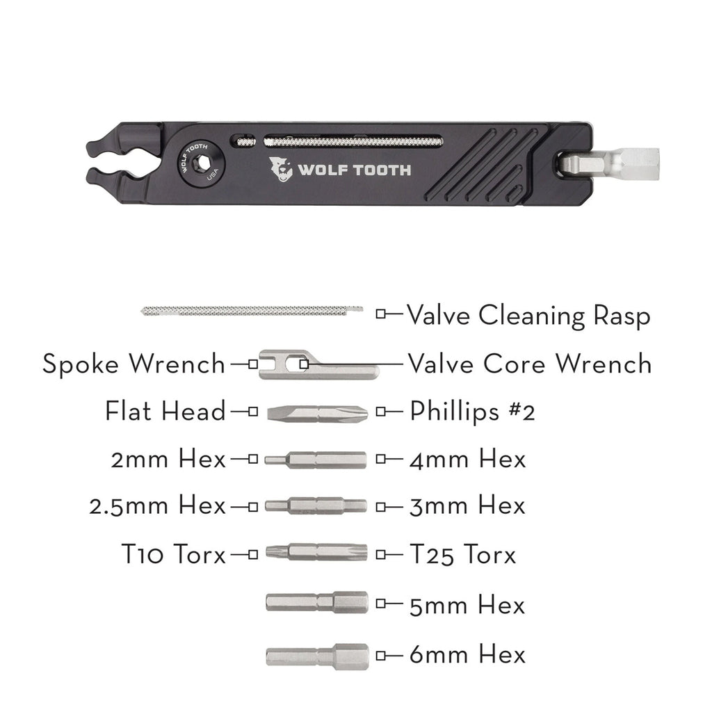 Wolf Tooth 8-Bit Pack Pliers missing link remover tool