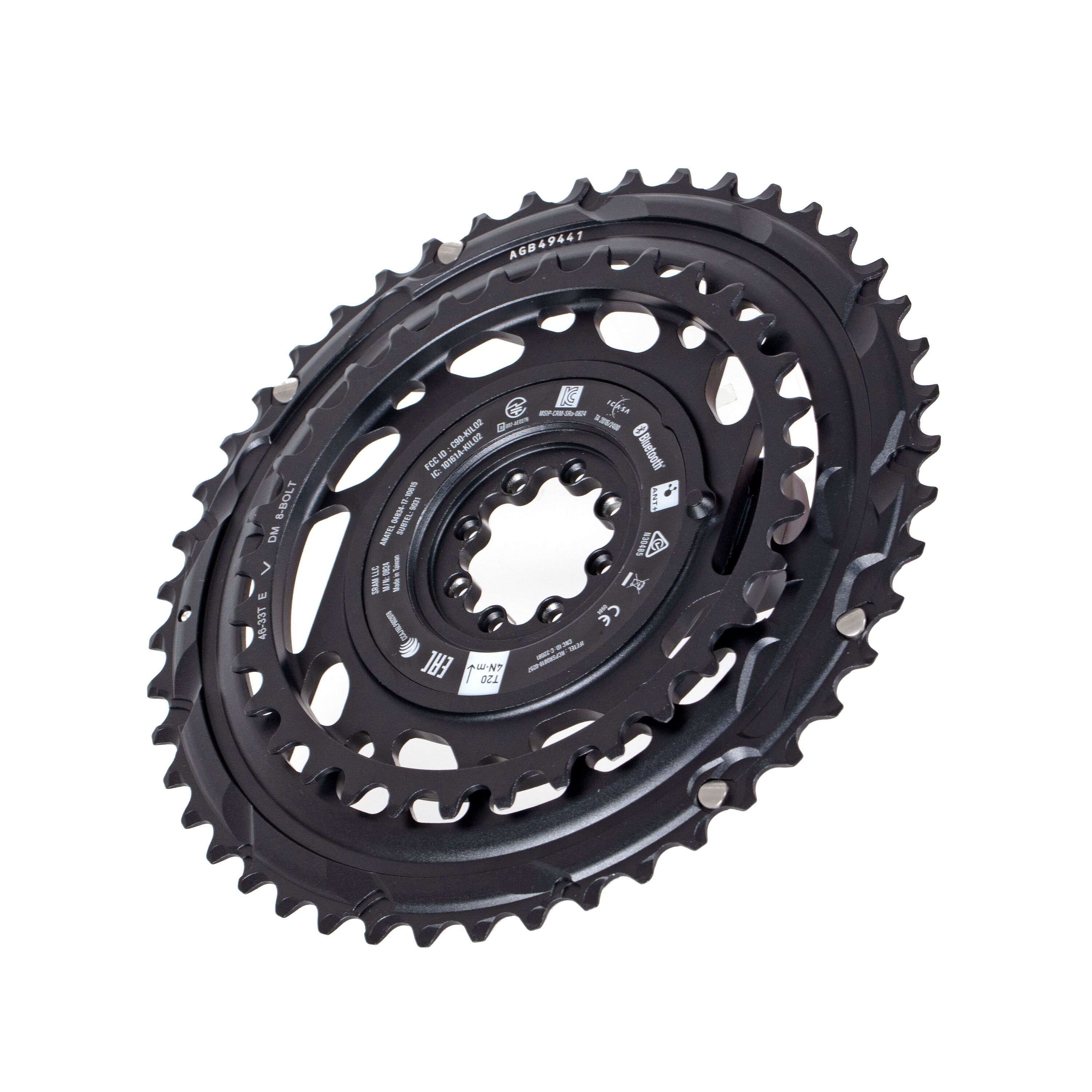 Sram Red Quarq AXS Power Meter Direct Mount 12S chainrings