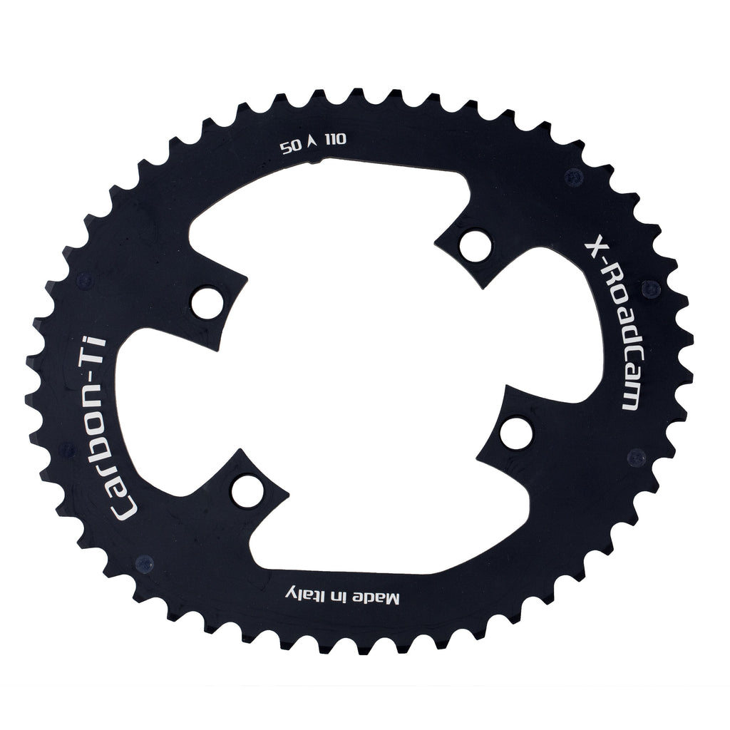 Carbon Ti X-RoadCam (4 arms) chainring 110 BCD