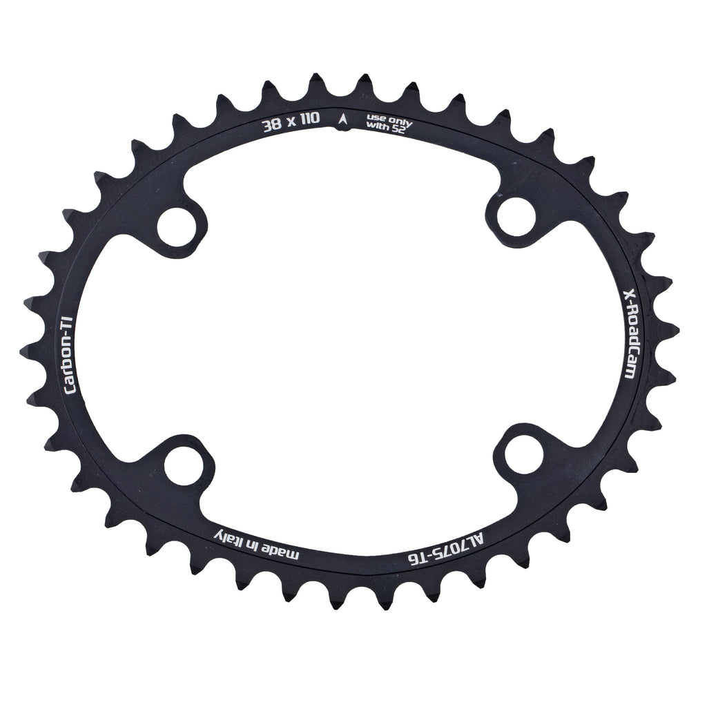 Carbon Ti X-RoadCam (4 arms) chainring 110 BCD