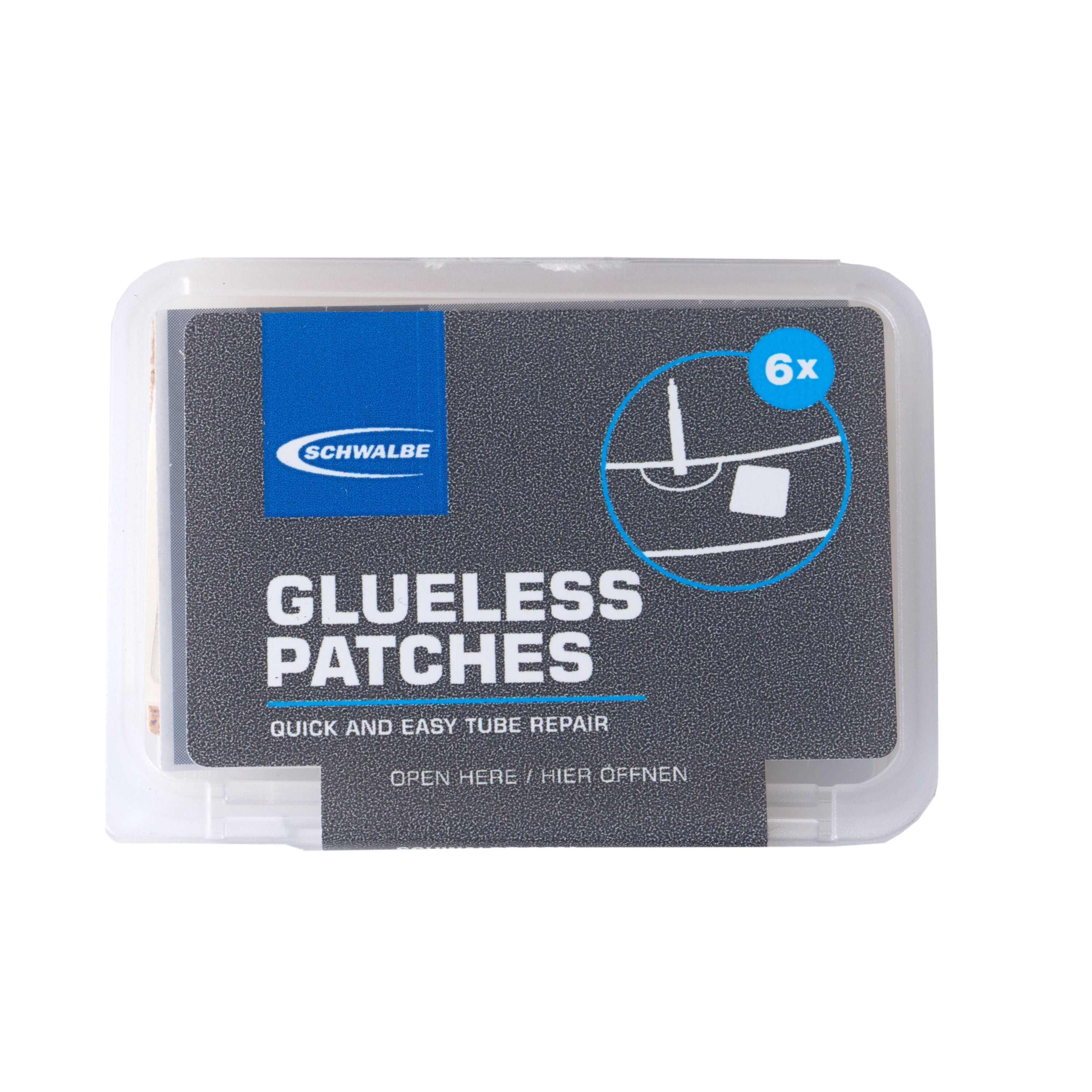 Set 6 self-adhesive Schwalbe patches