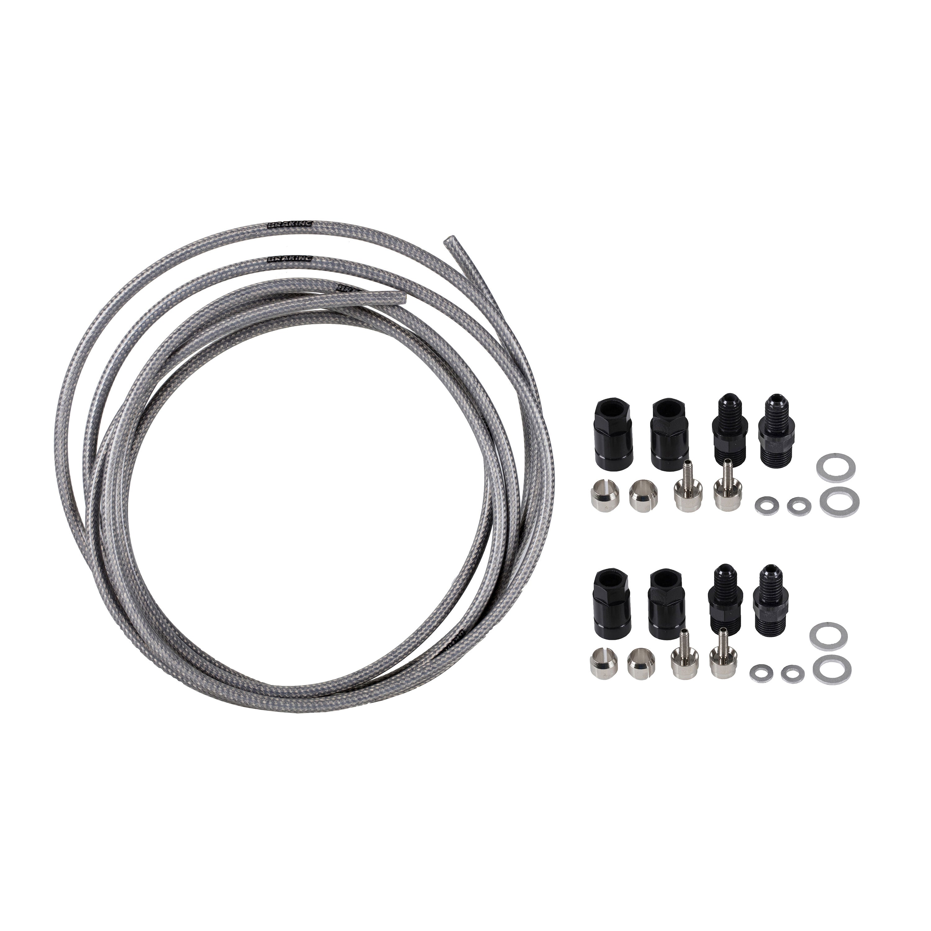 Braking steel braided 5 mm disc brakes hydraulic hose