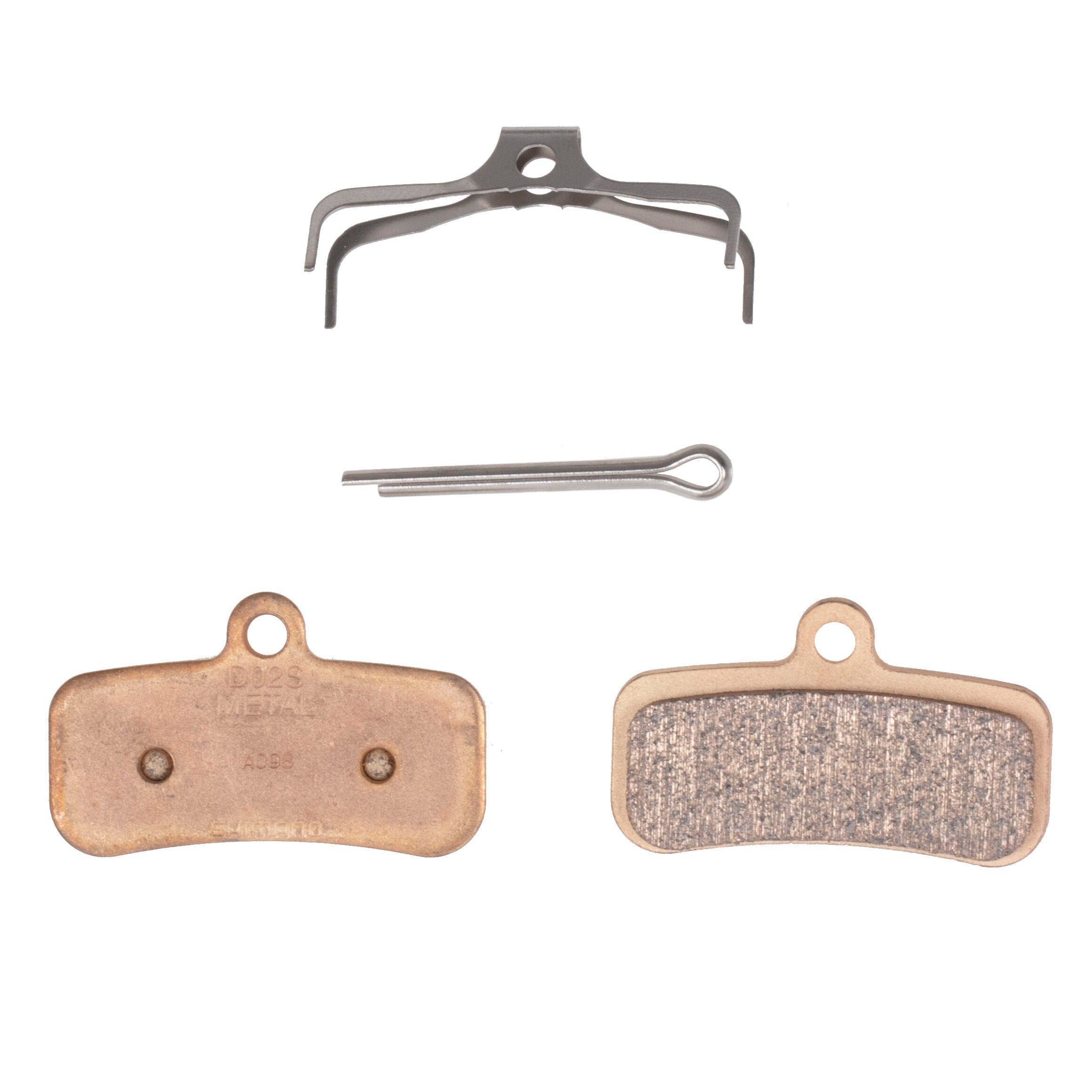 Shimano Deore Saint Zee D02S metallic disc brake pads