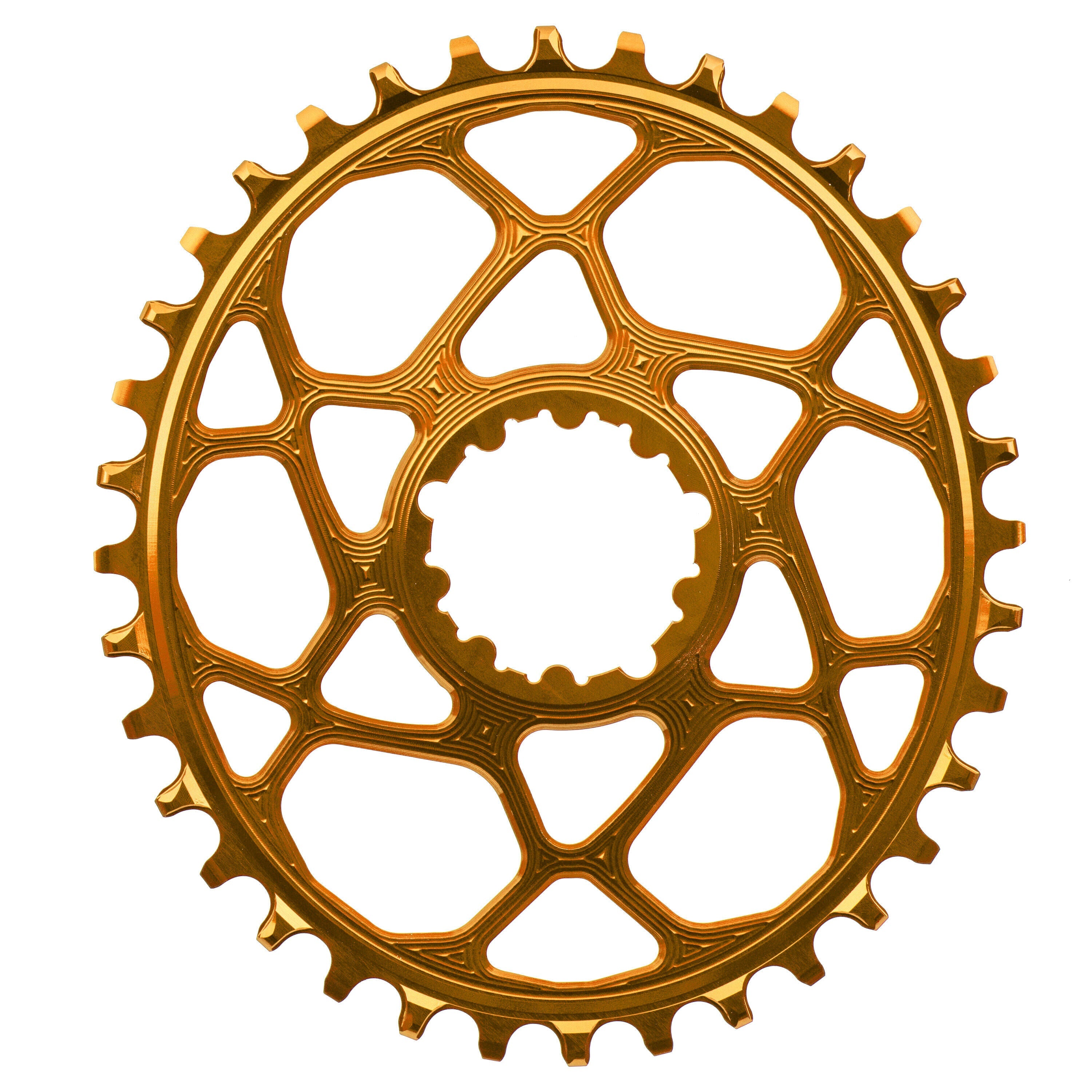 Absolute Black Sram Direct Mount Narrow Wide oval chainring