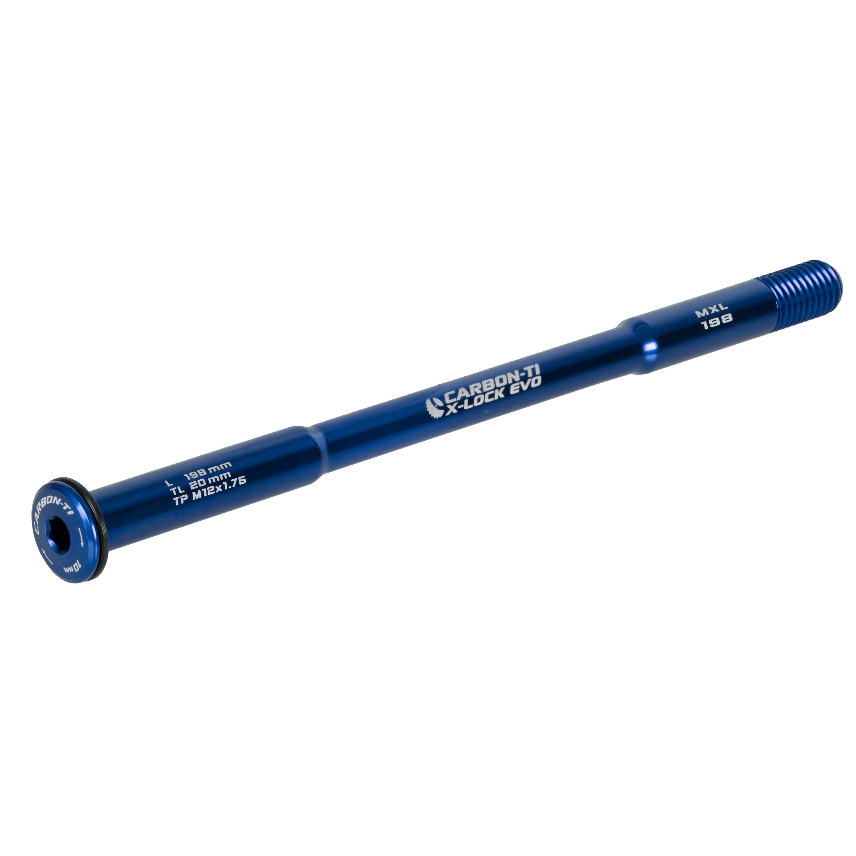 Carbon Ti X-Lock EVO 12x1.75 X-Maxle 198 mm rear thru axle