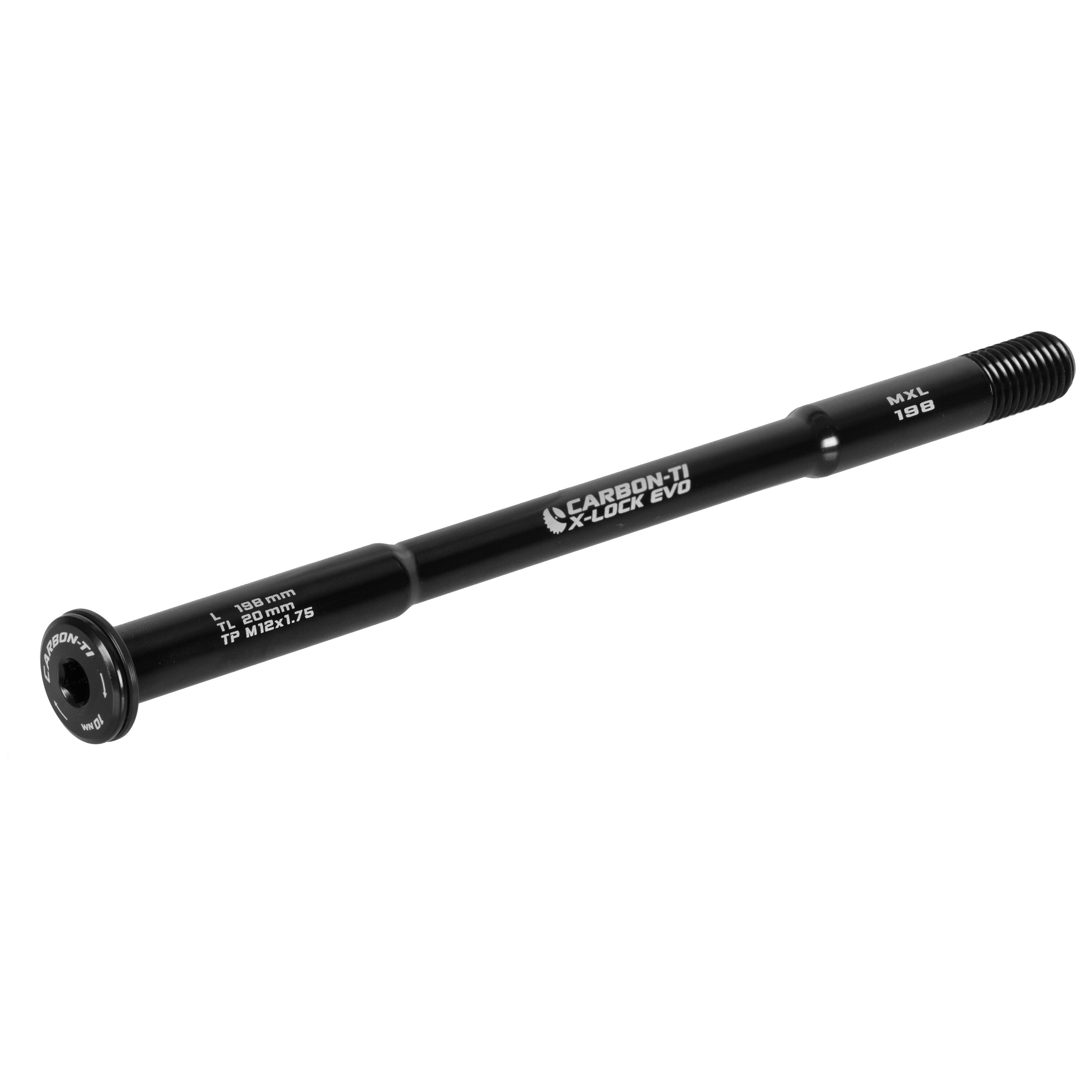 Carbon Ti X-Lock EVO 12x1.75 X-Maxle 198 mm rear thru axle